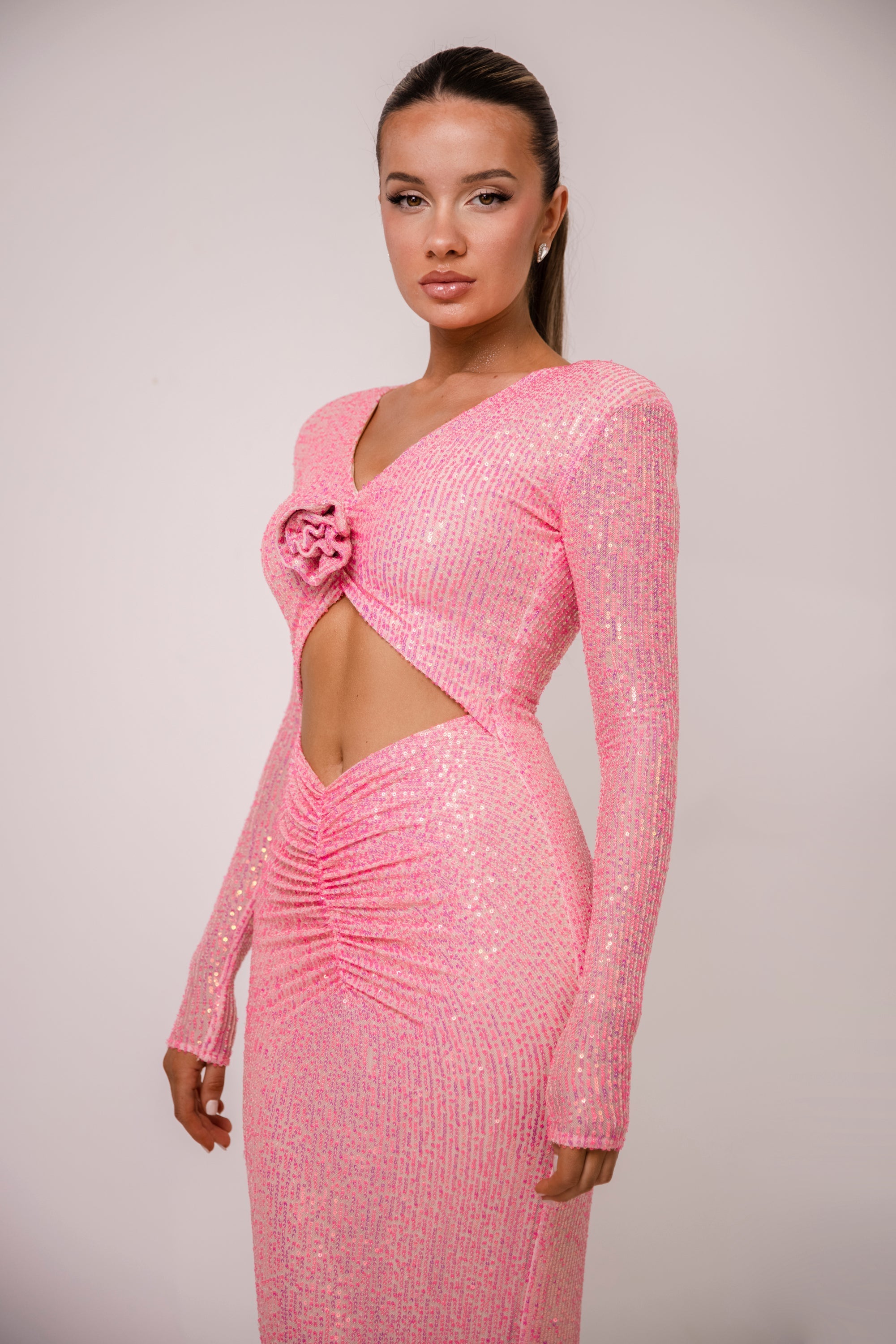 Diane Pink Sequin Dress