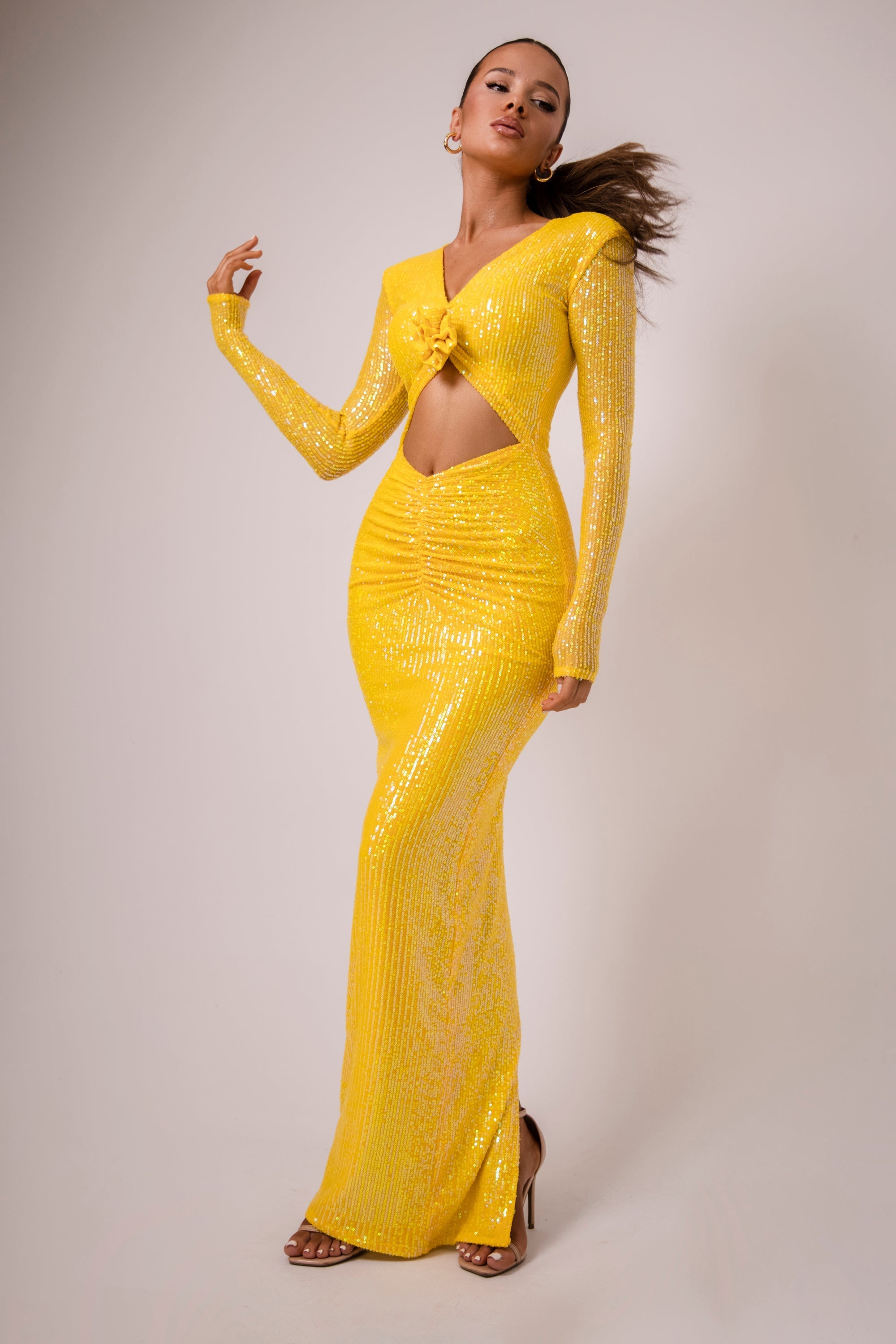 Diane Yellow Dress