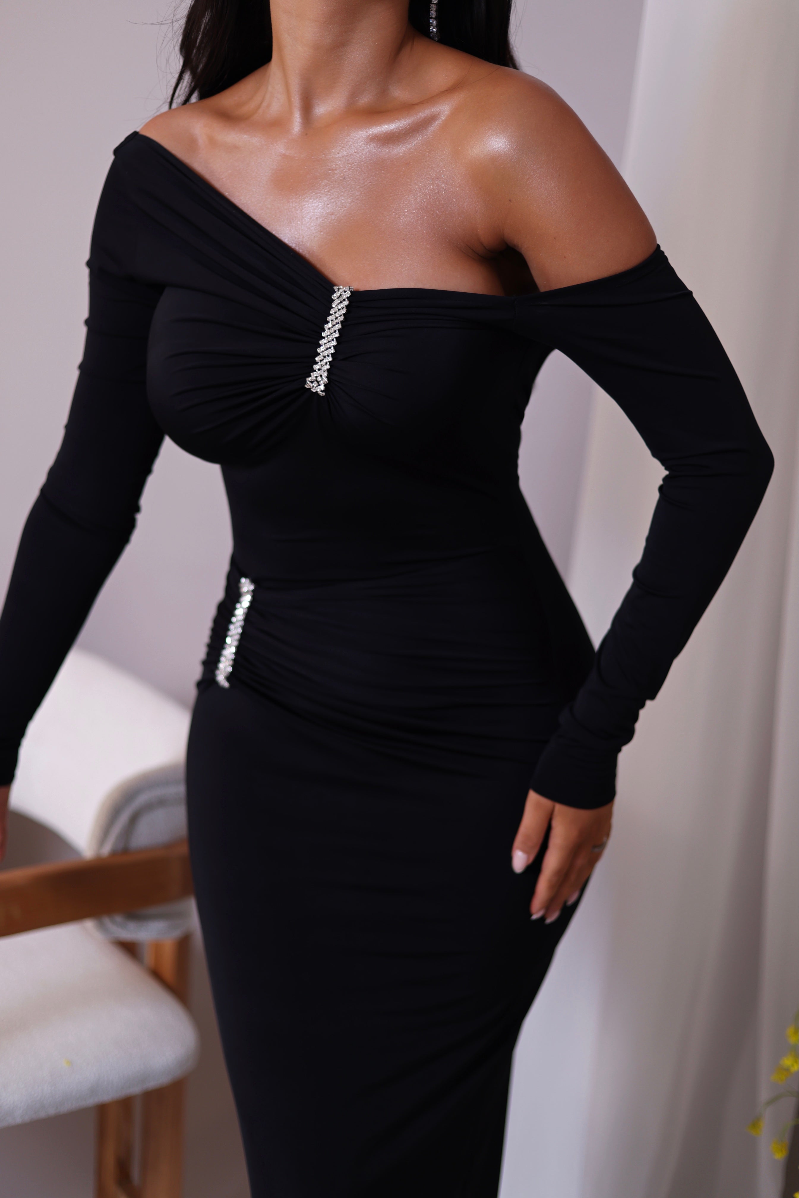 Agnessa Black Dress