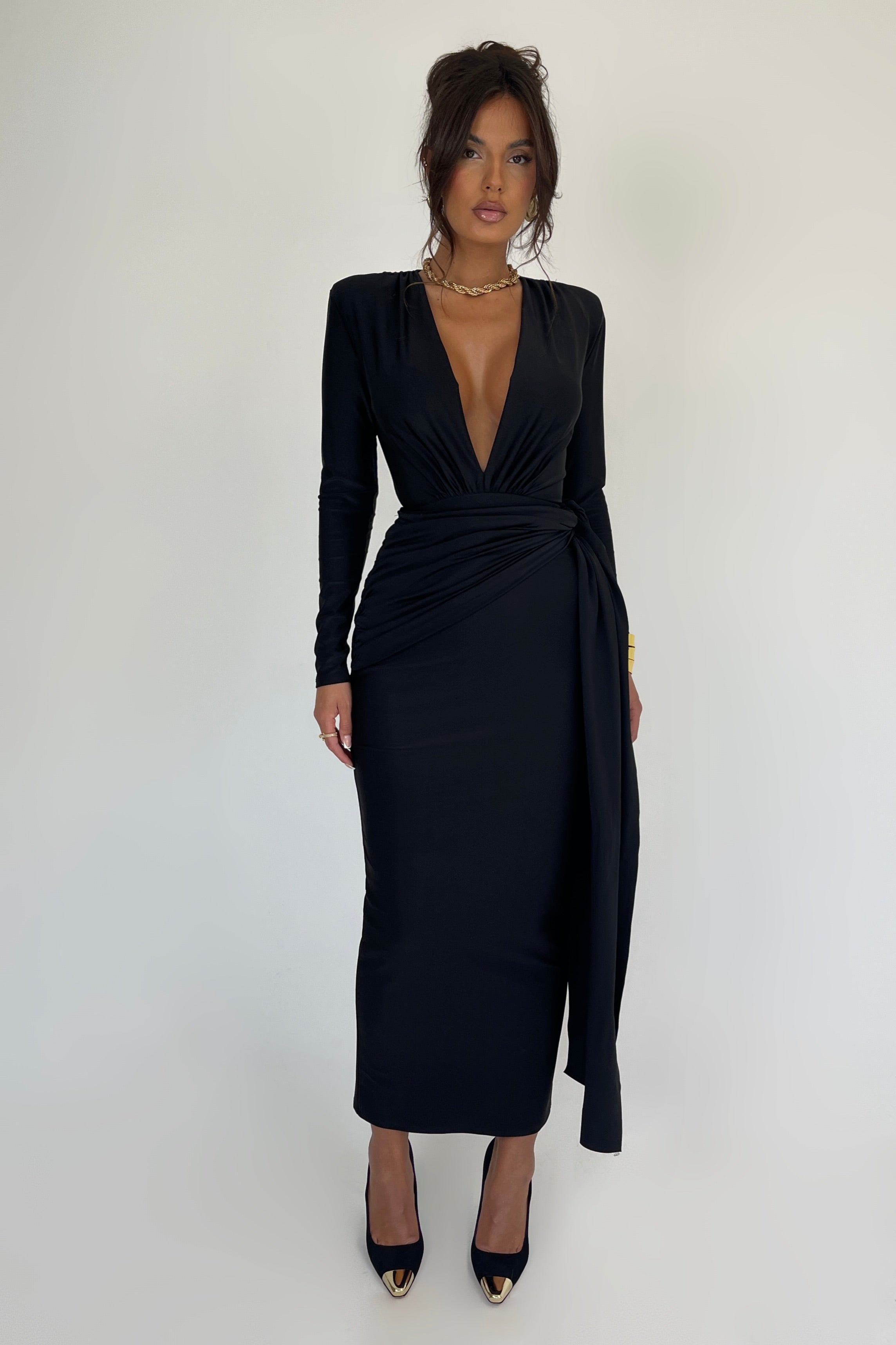Arabella Black Dress