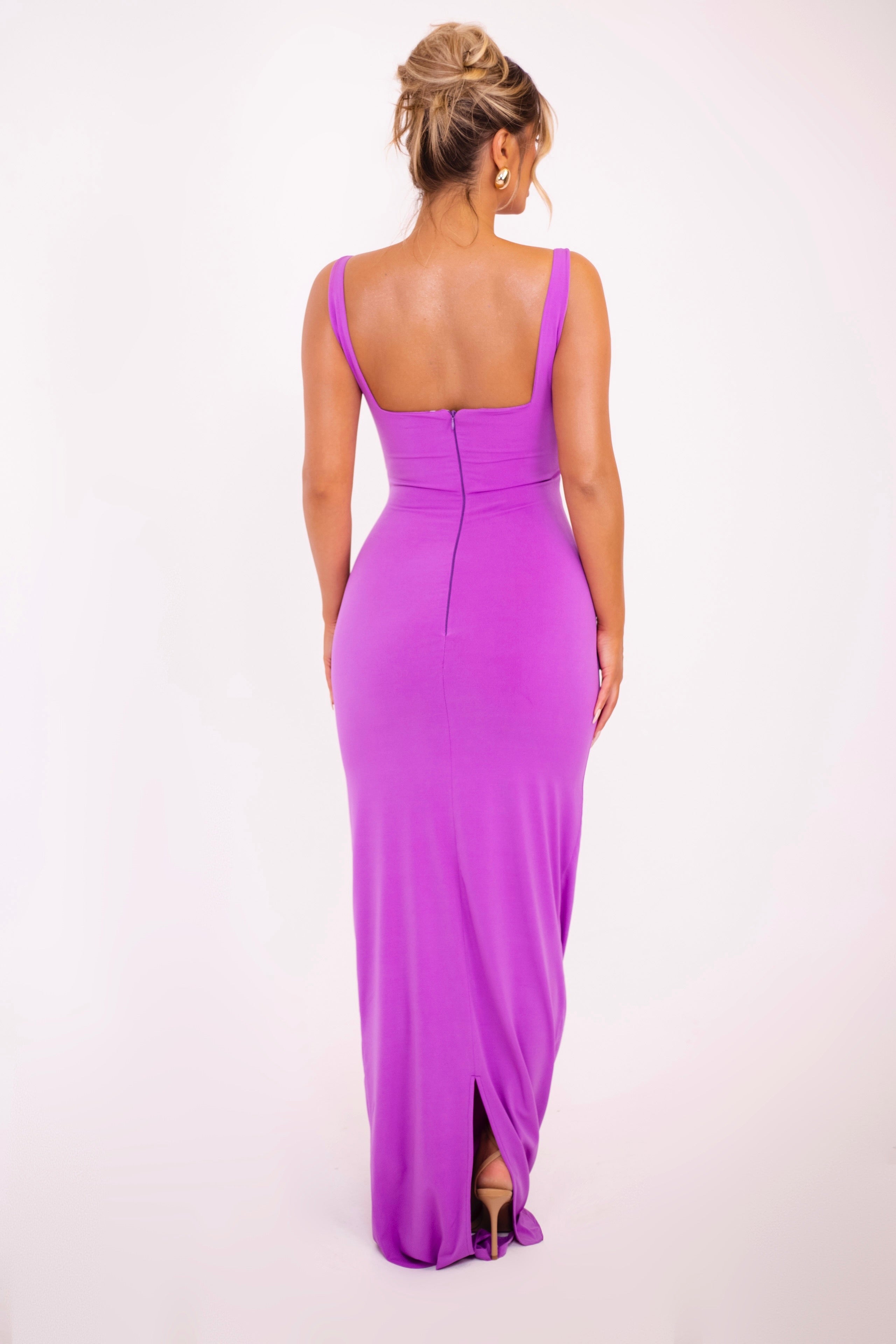 Aroa Purple Dress