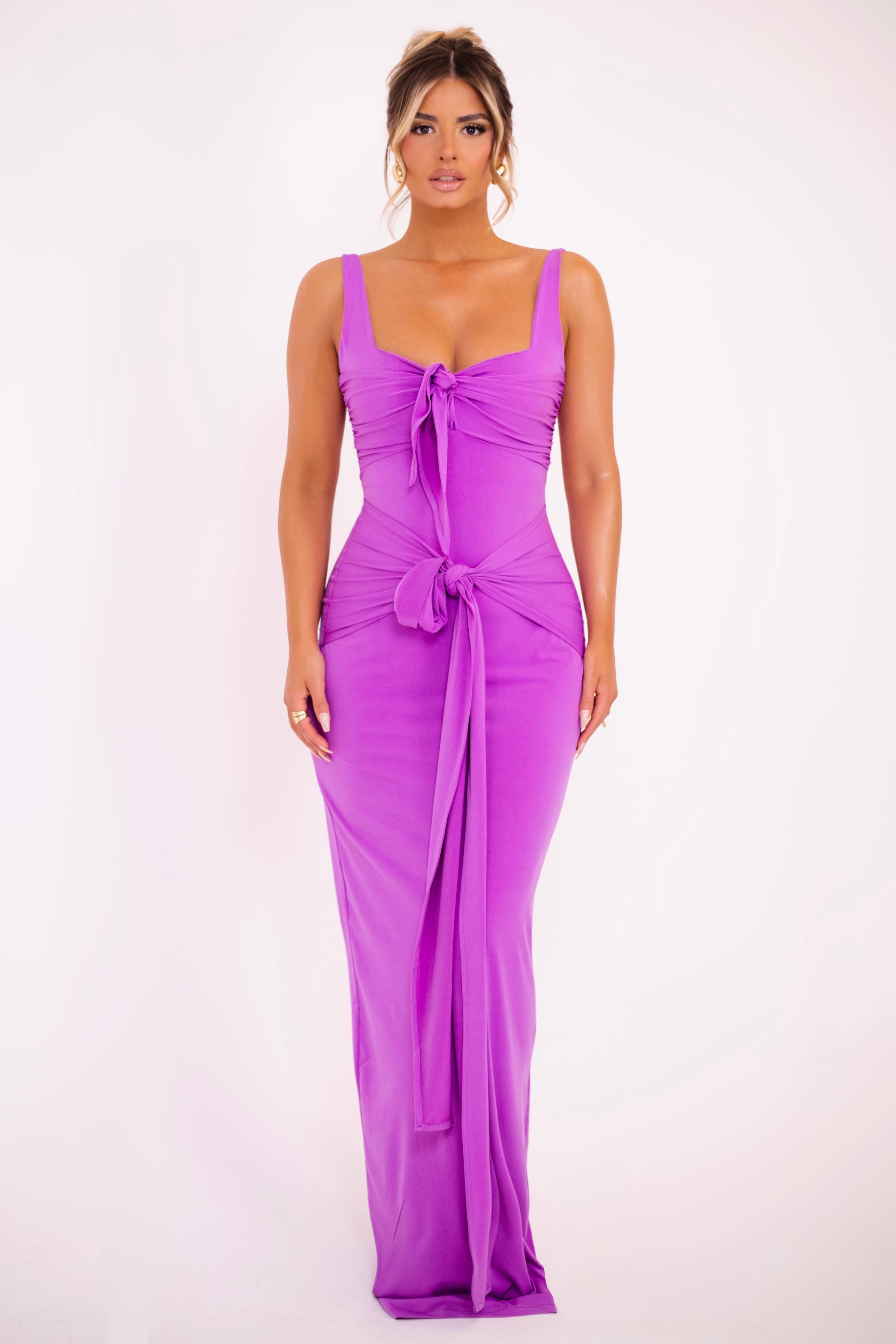 Aroa Purple Dress