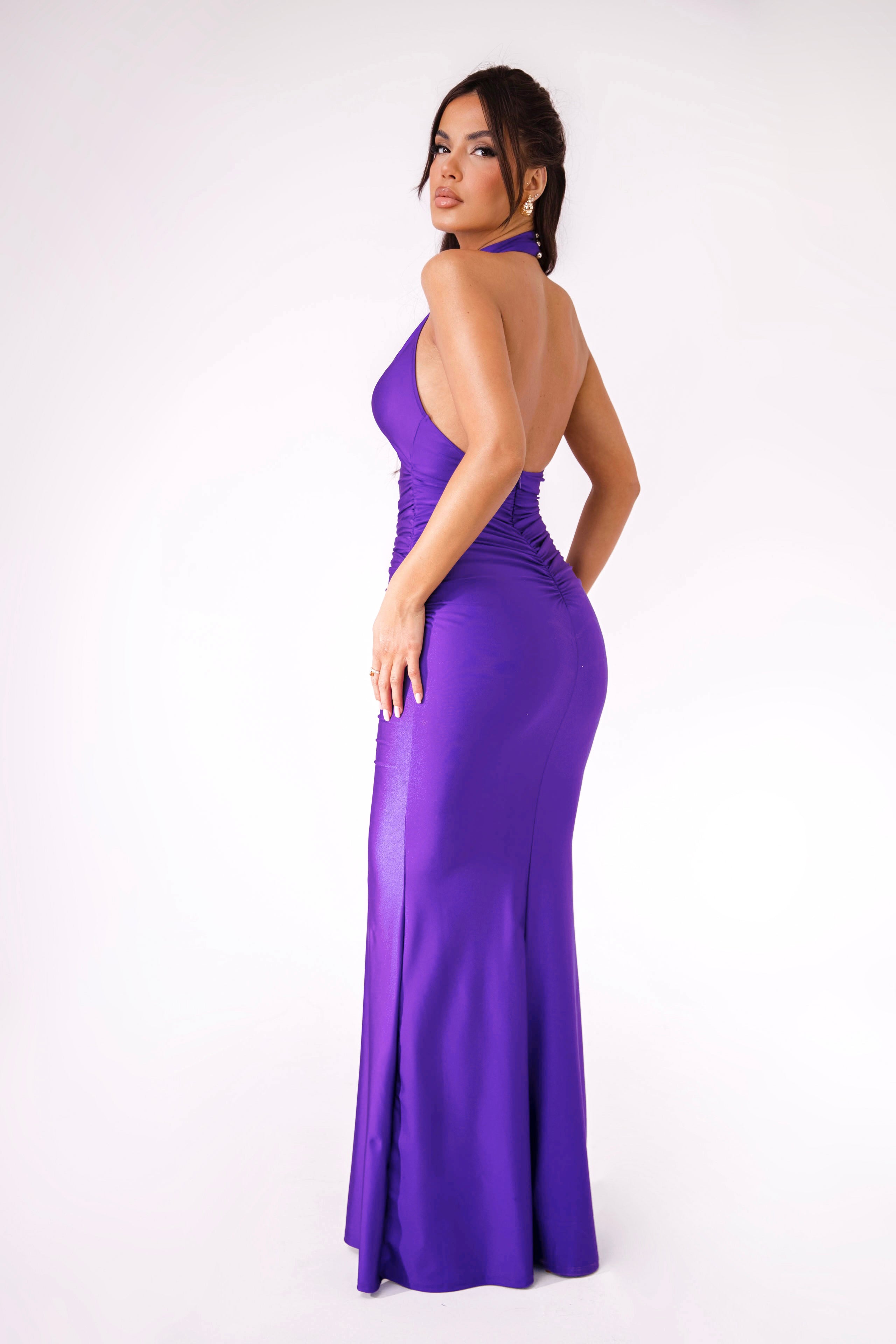 Astrida Purple Dress