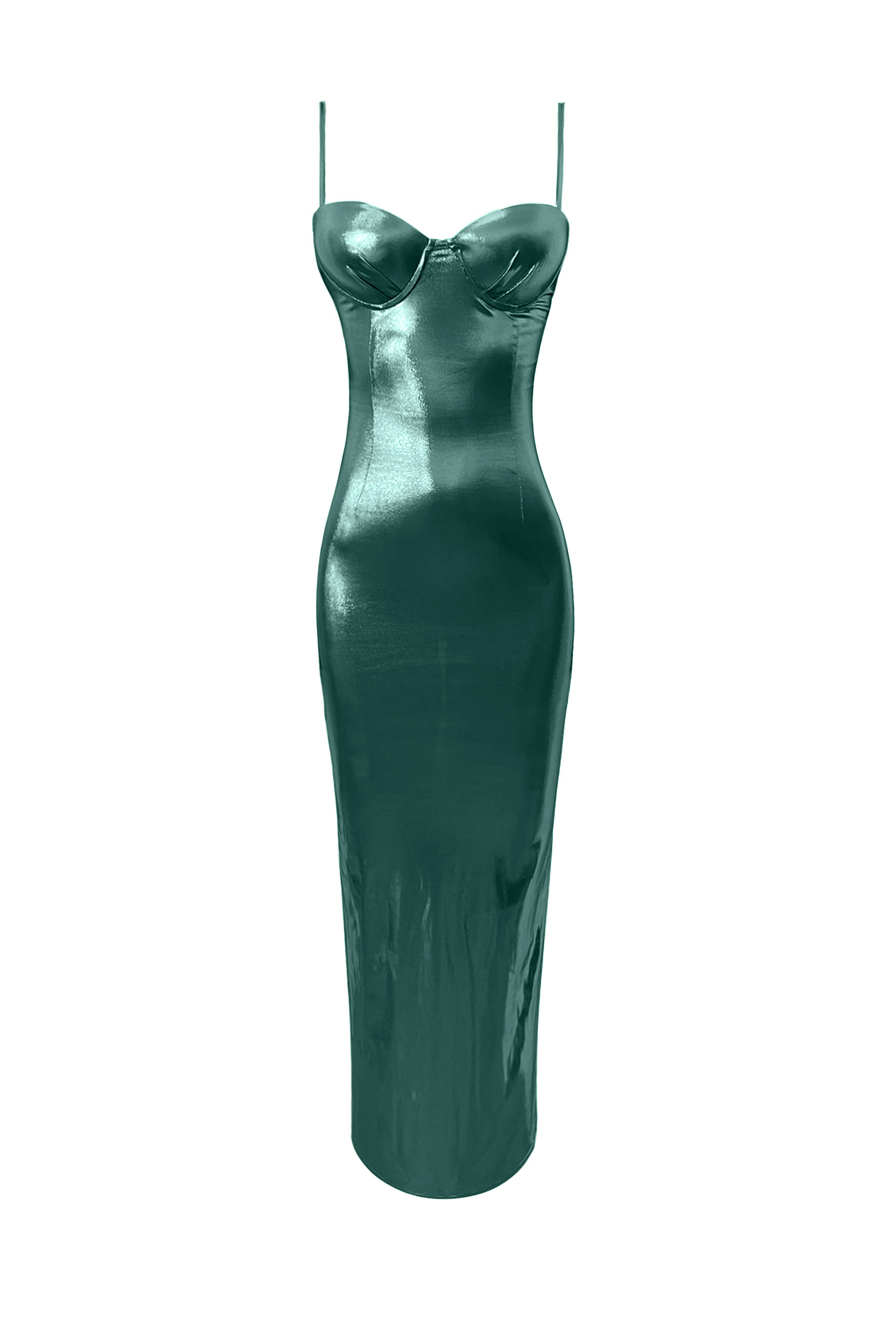 Avenie Emerald Dress