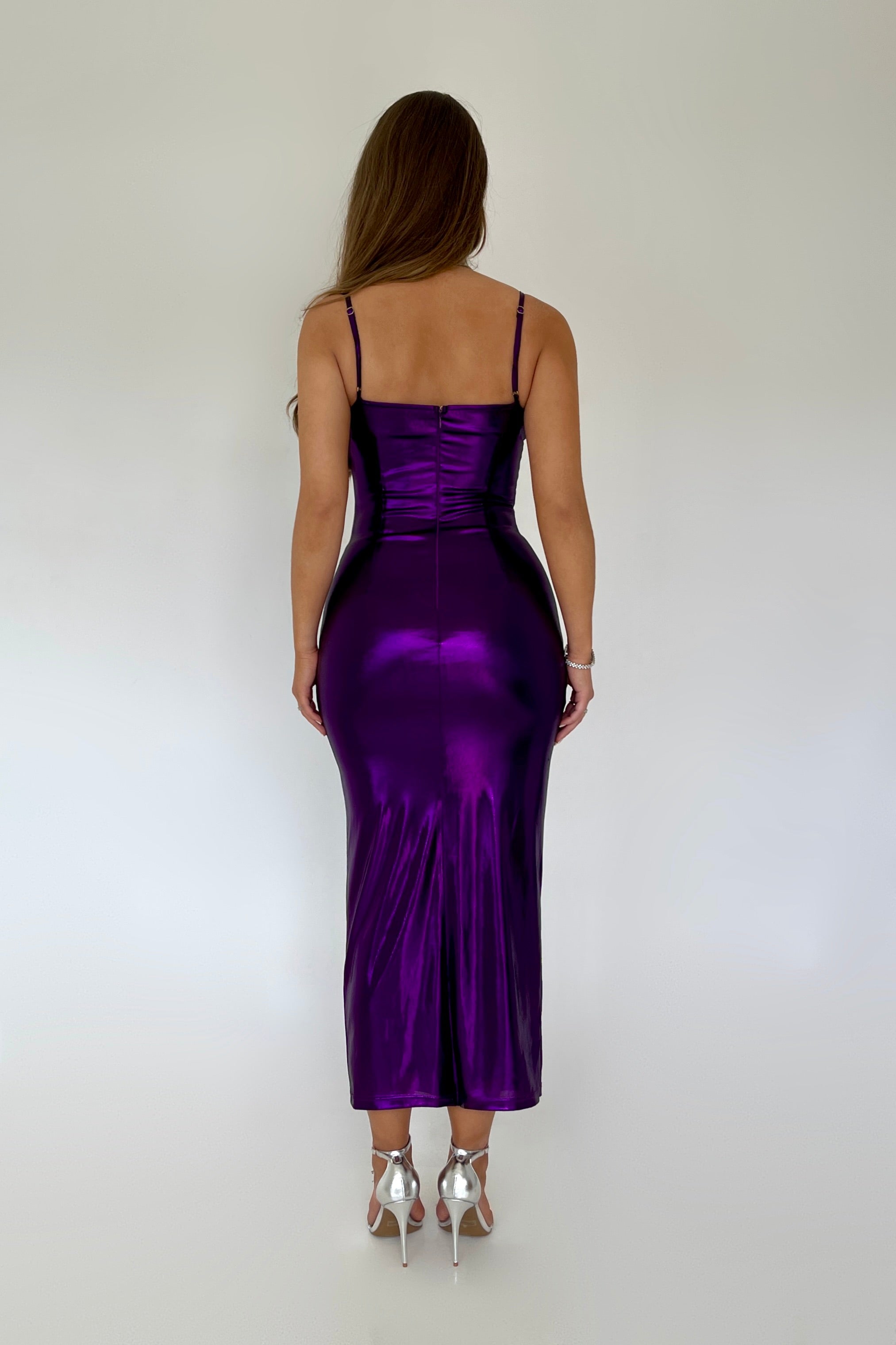 Avenie Purple Dress