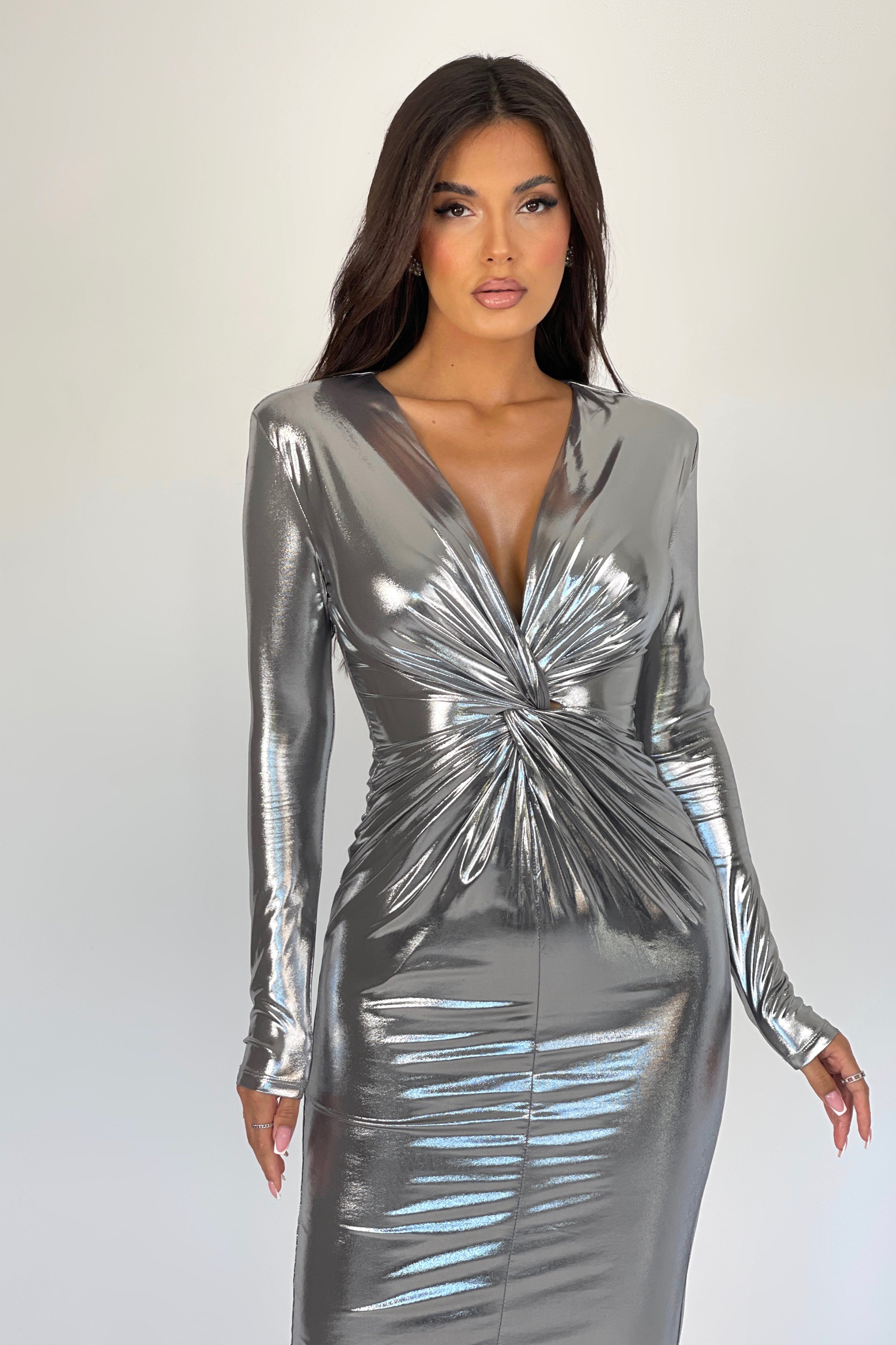 Azura Silver Dress