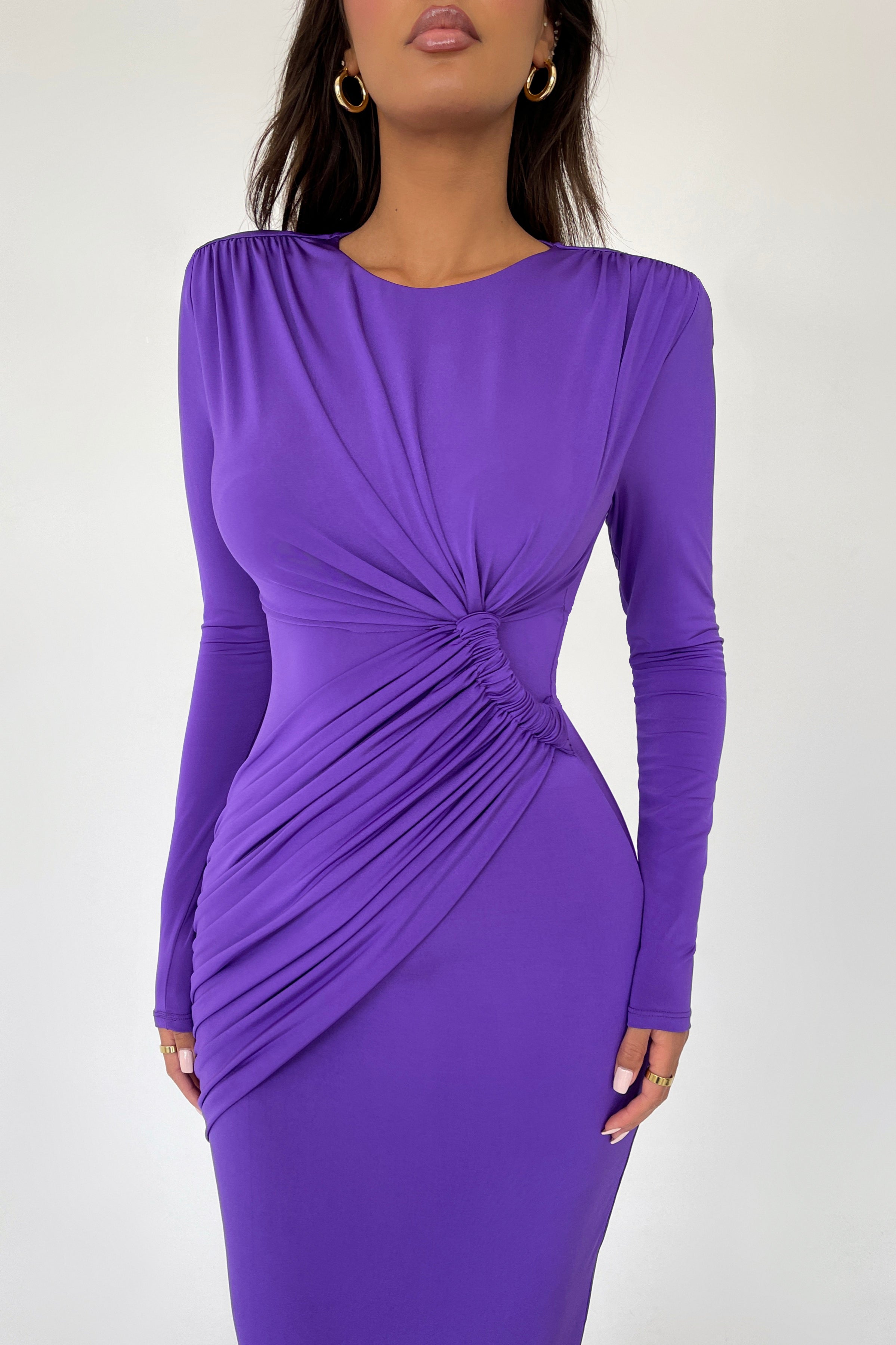 Delea Grape Dress