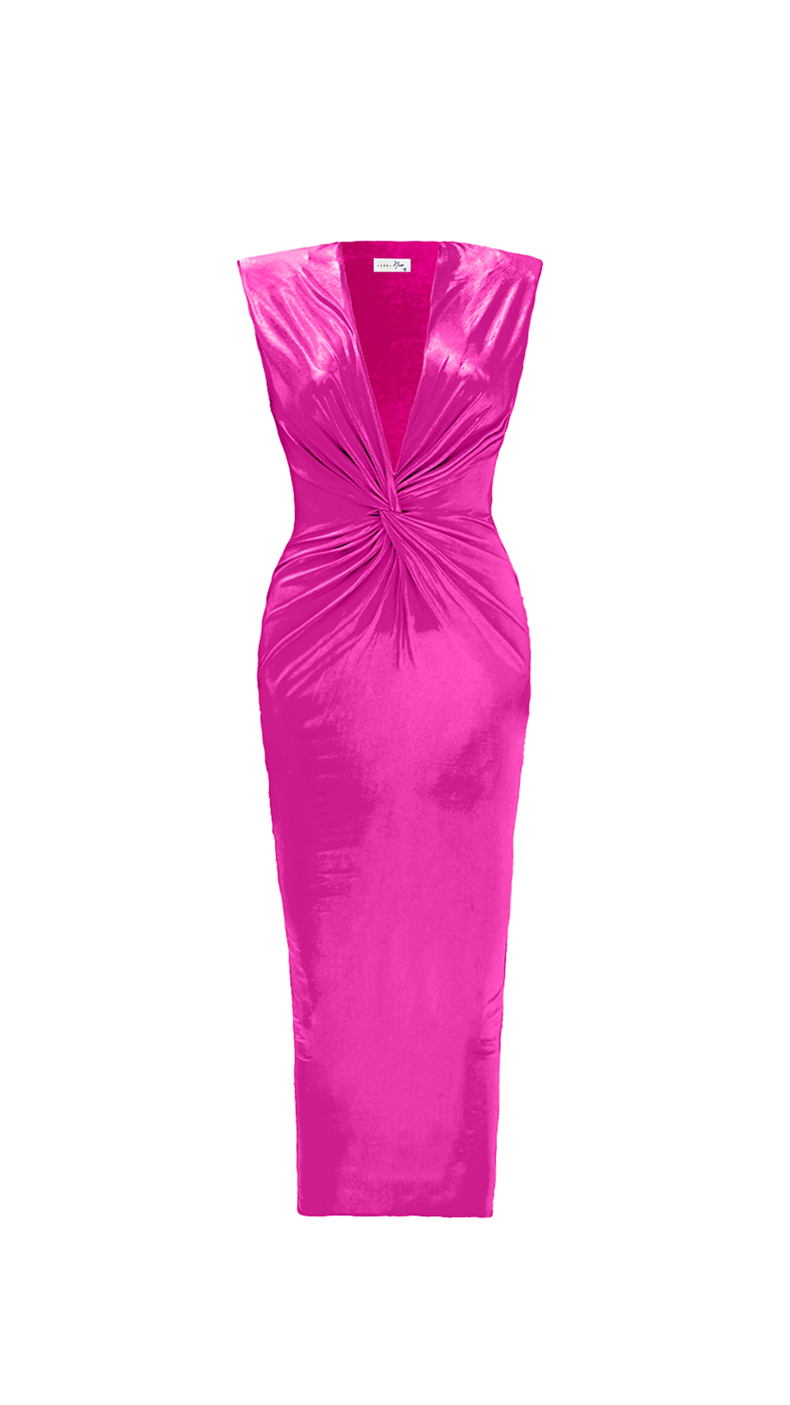 Elowen Pink Metallic Dress