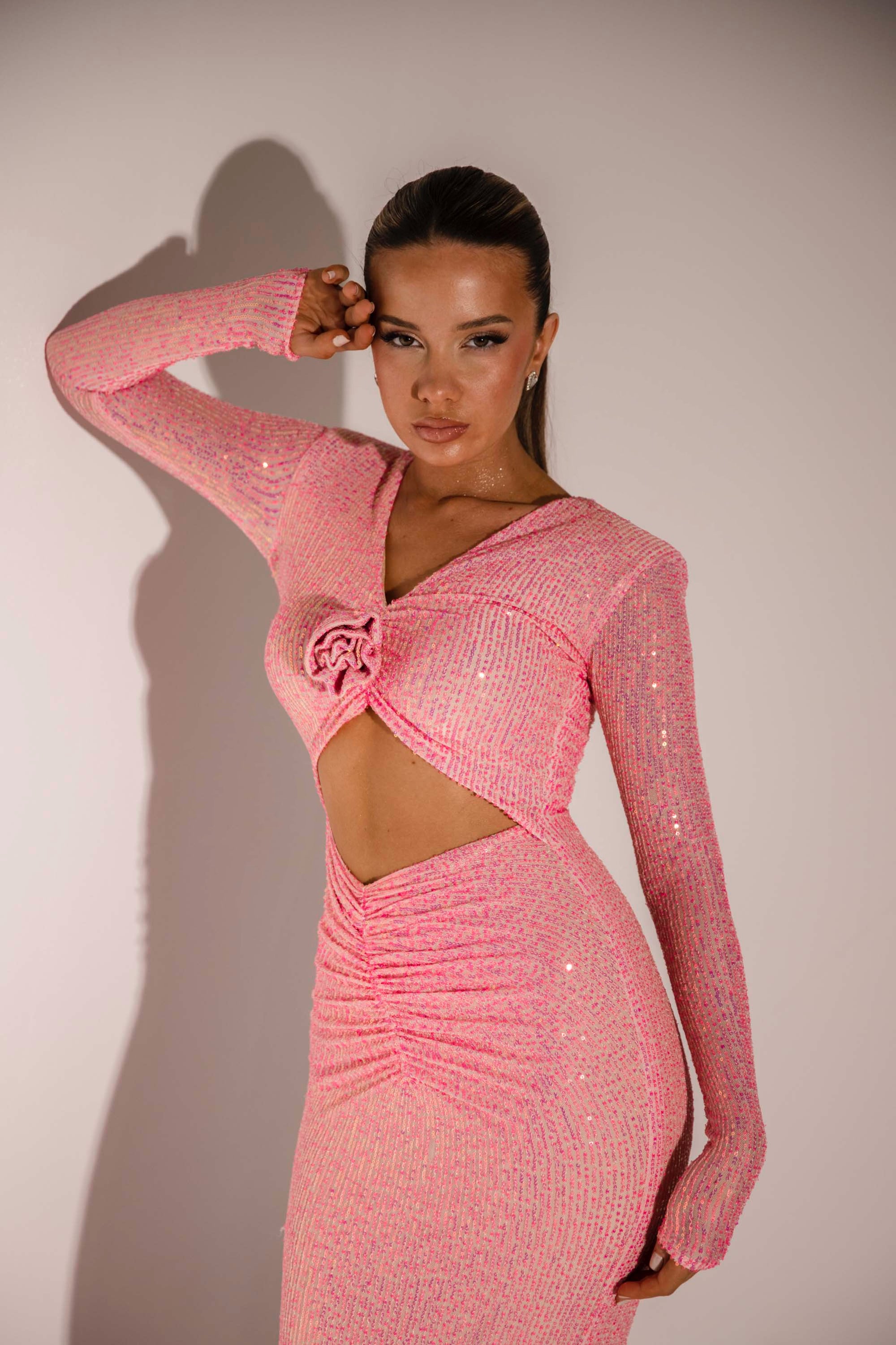 Diane Pink Sequin Dress