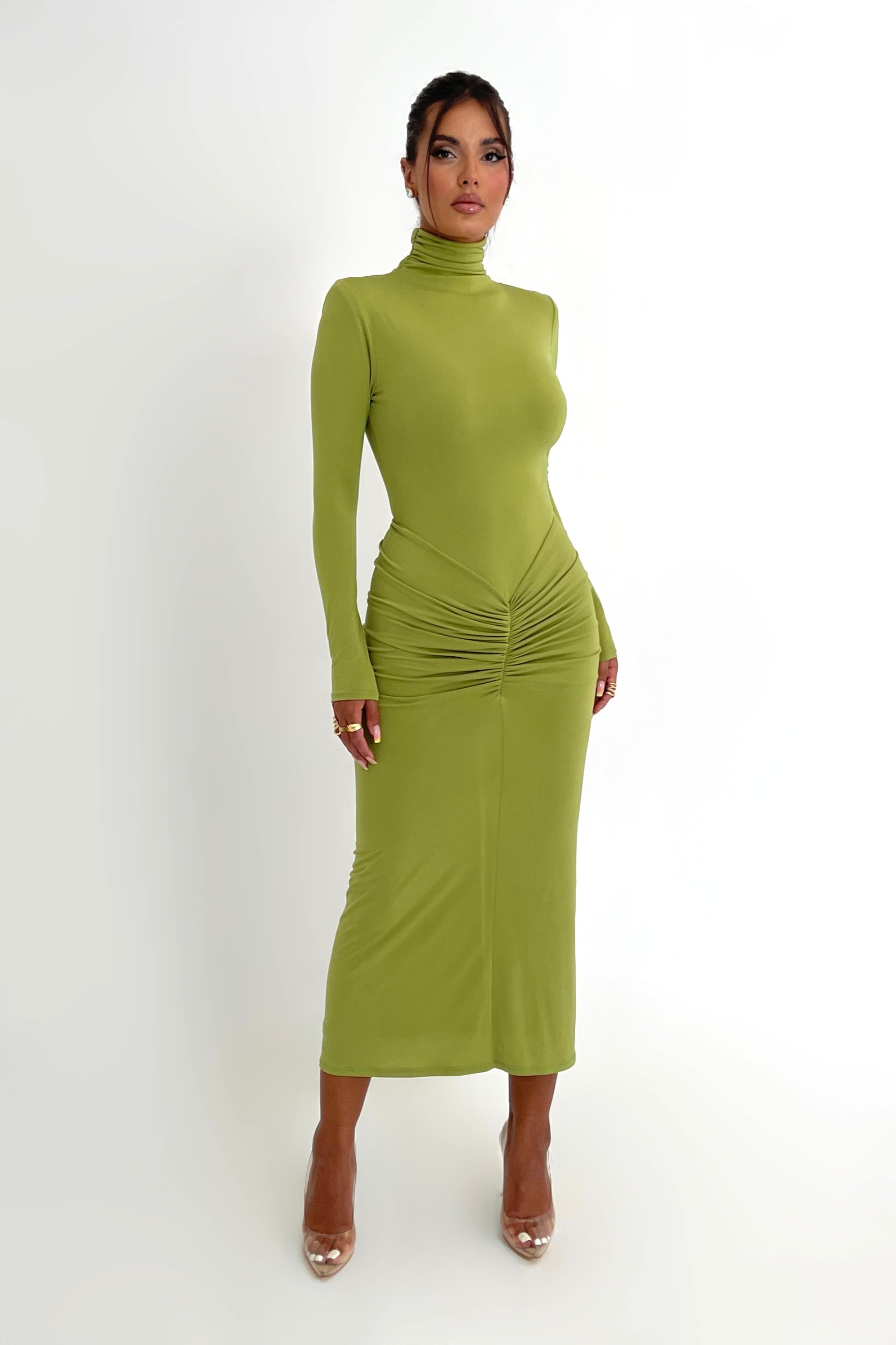Eloise Moss Green Dress