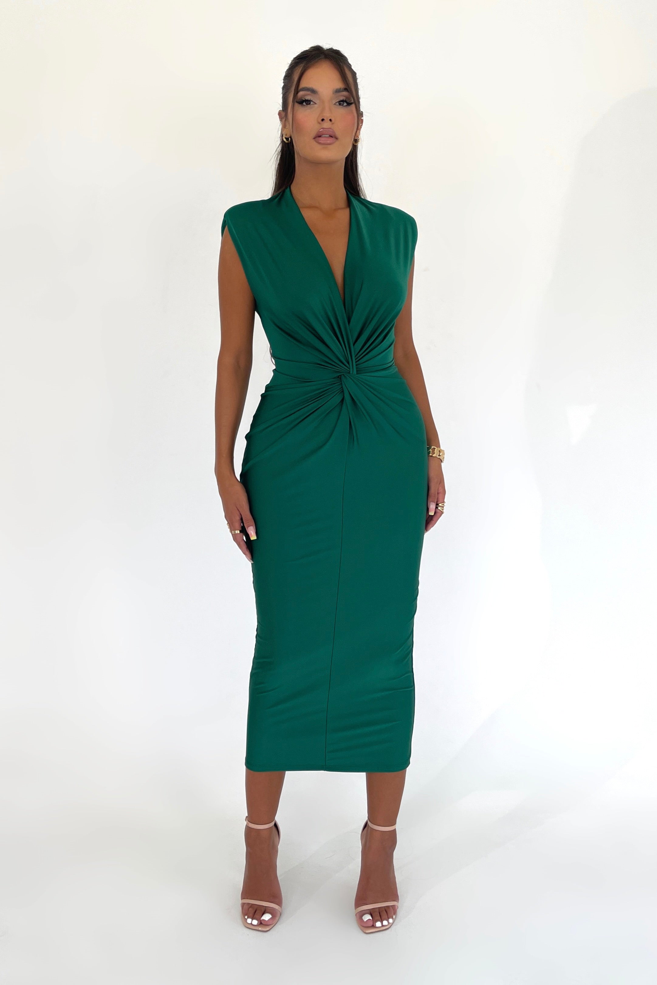 Elowen Hunter Green  Dress