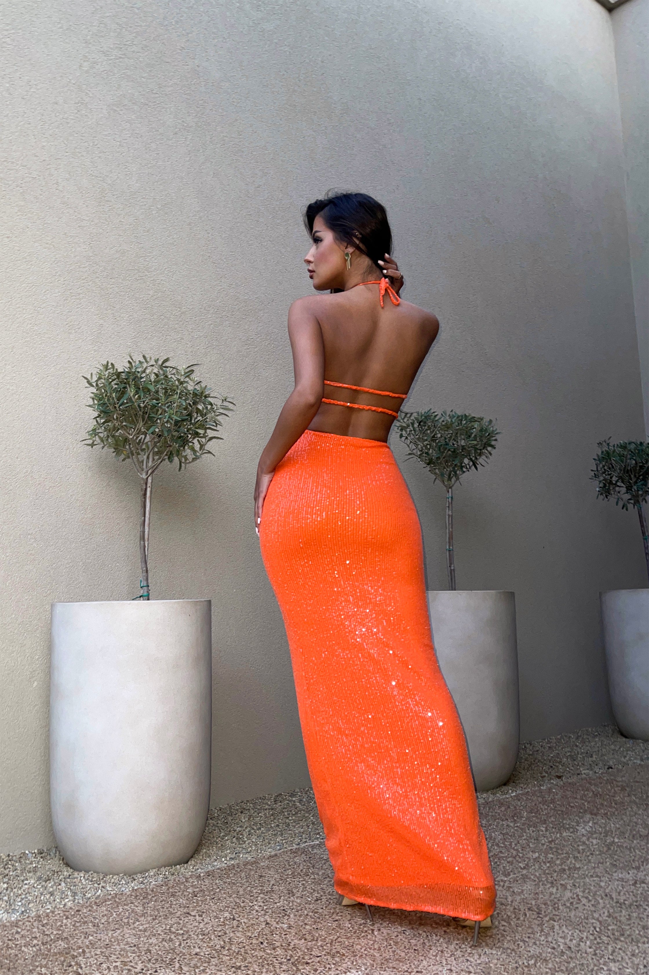 Embra Orange Dress