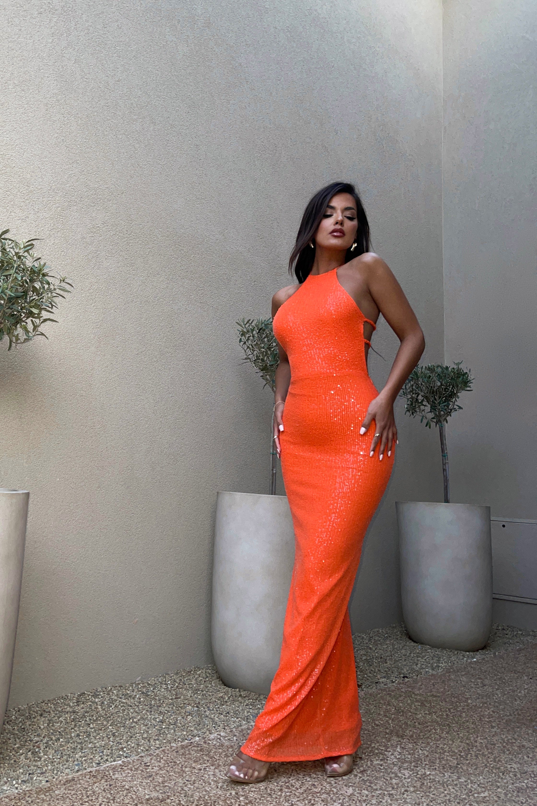 Embra Orange Dress