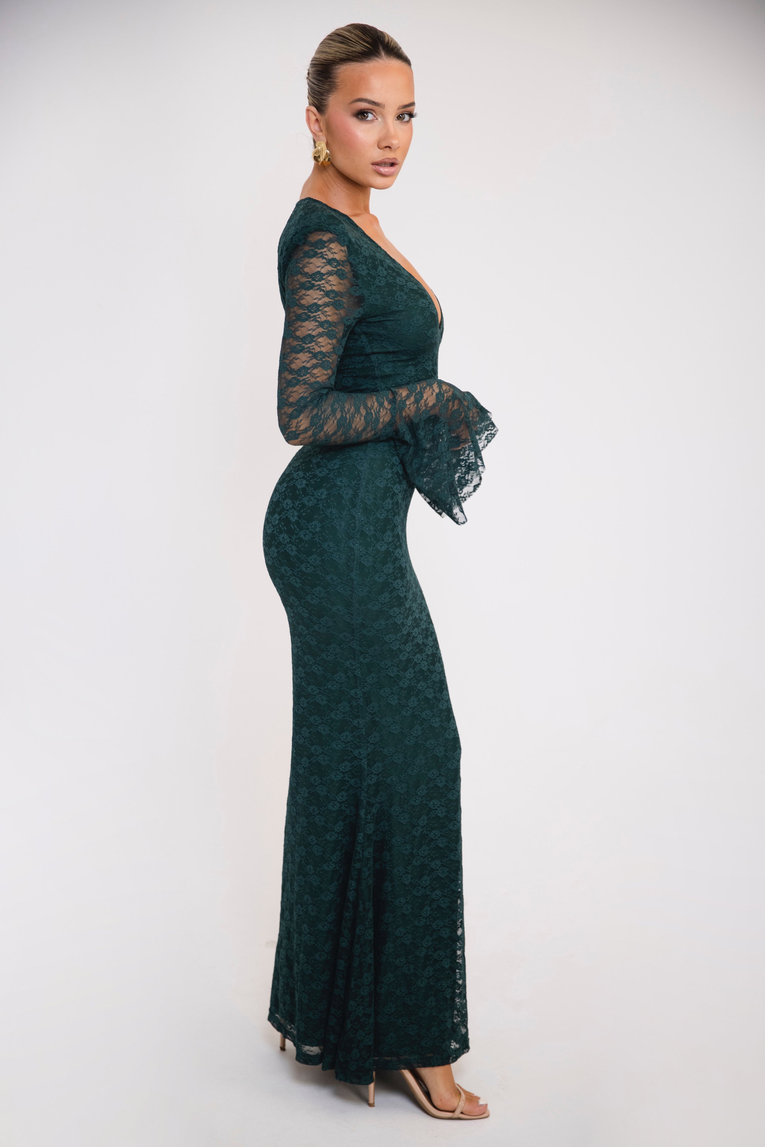Emmelina Hunter Green Dress