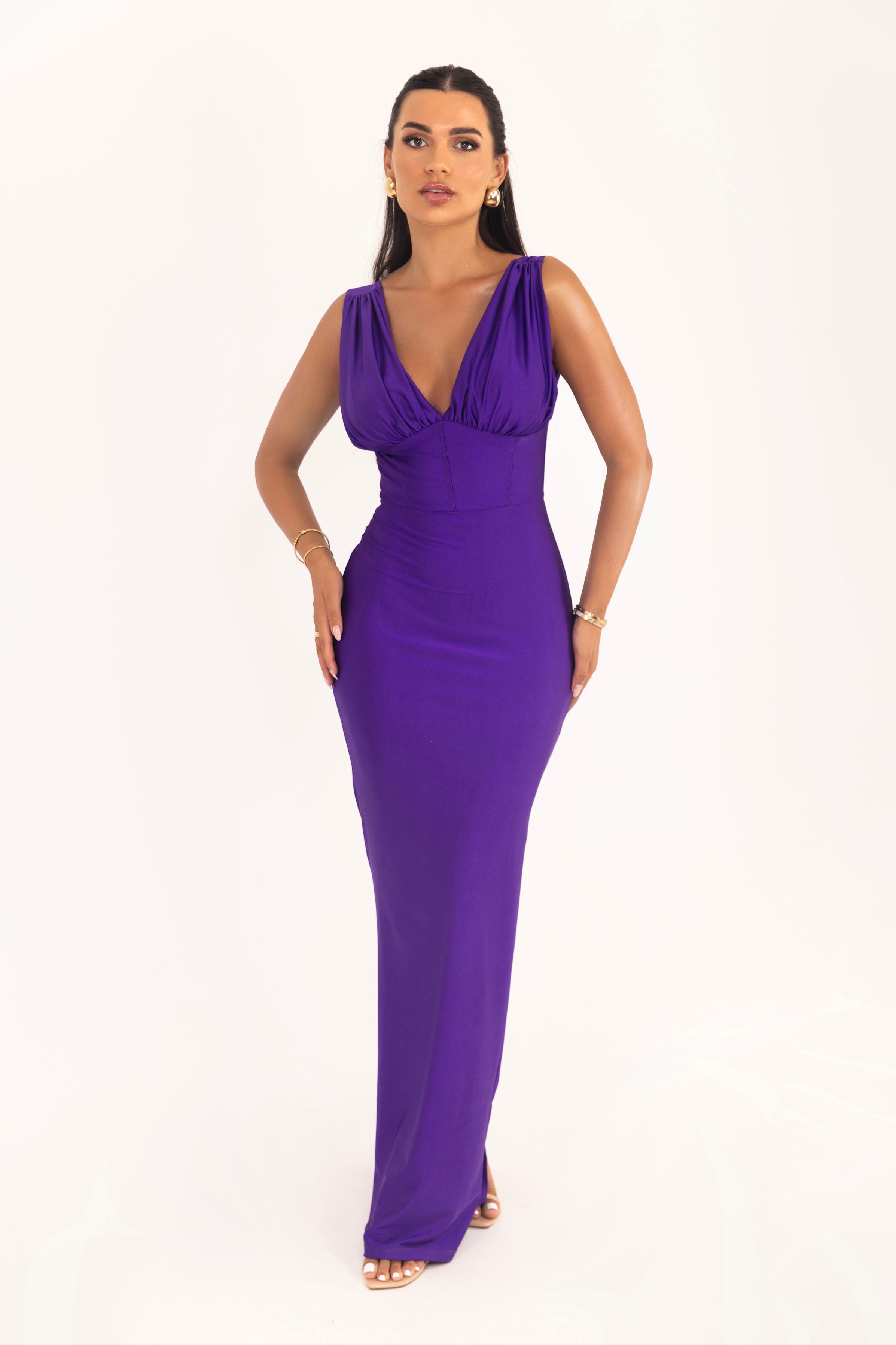 Fionne Purple Dress