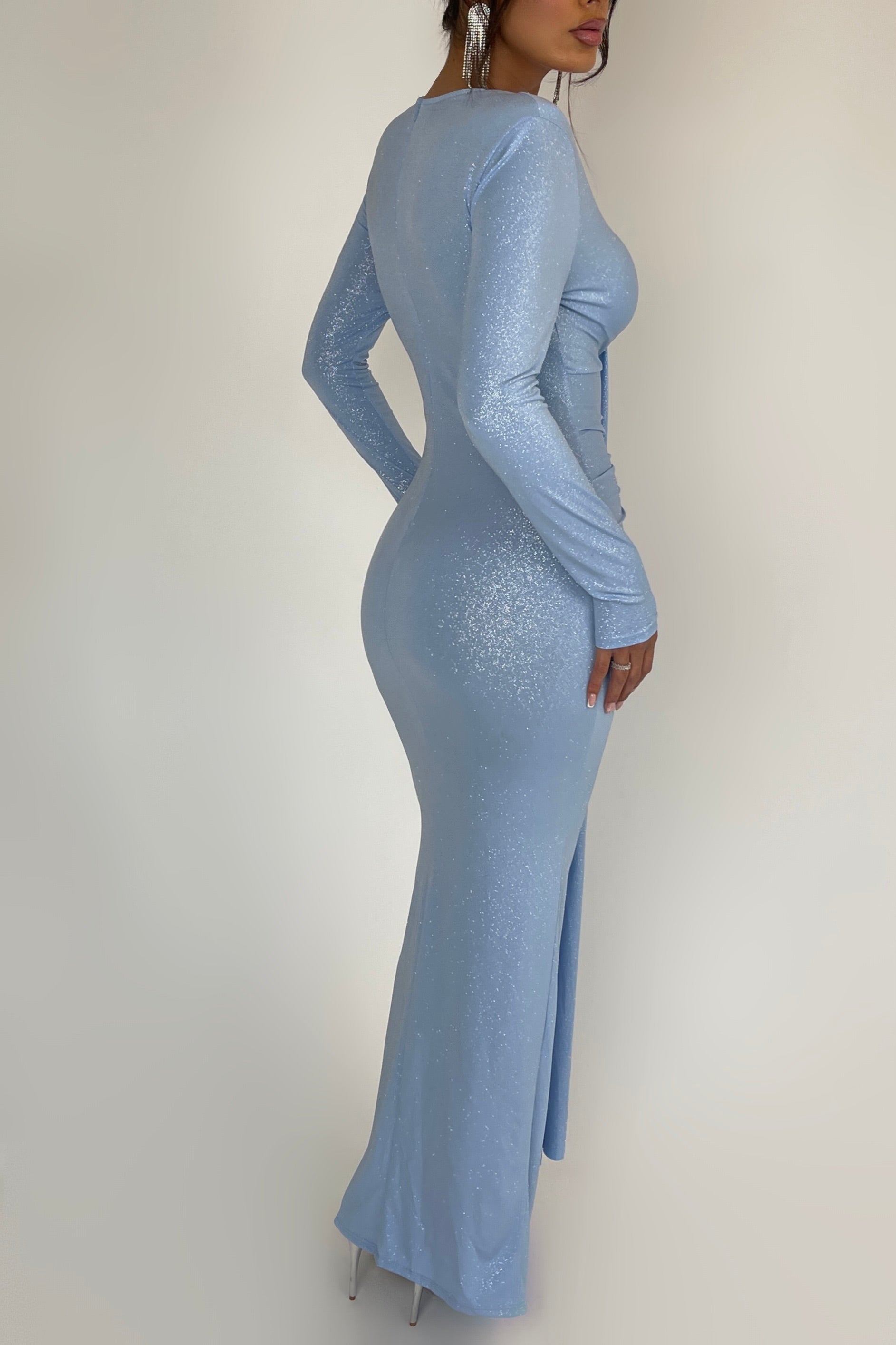 Florennce Blue Glitter Dress
