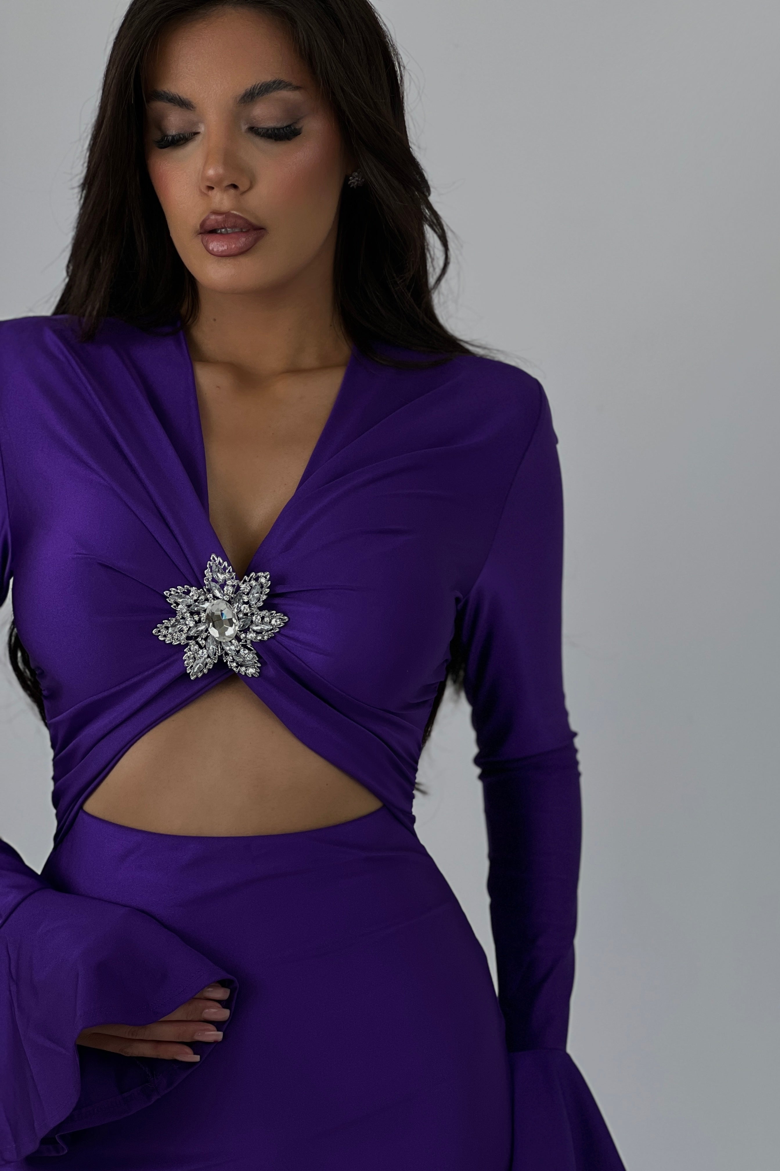 Gerta Purple Dress