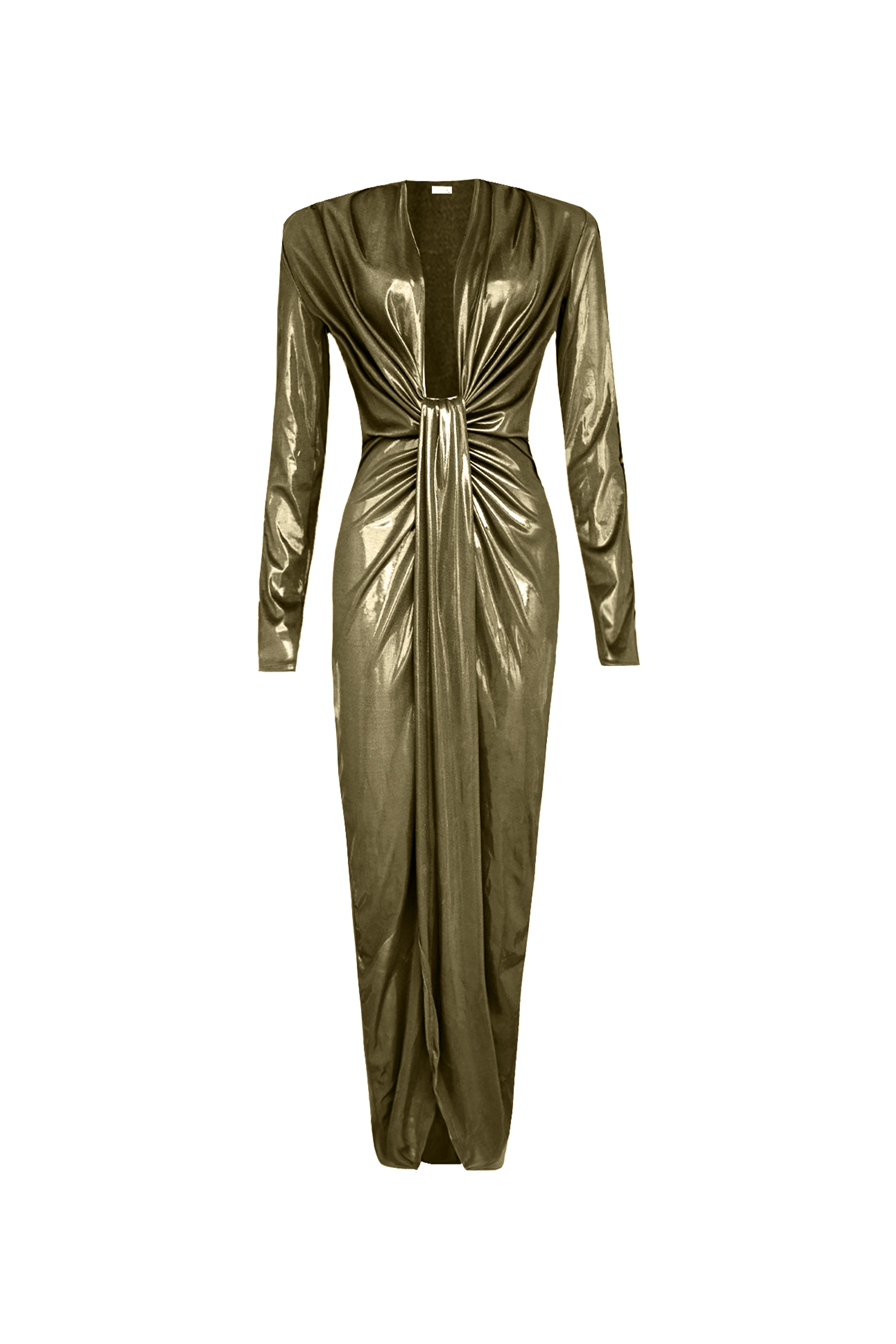 Heila Metallic Gold Dress