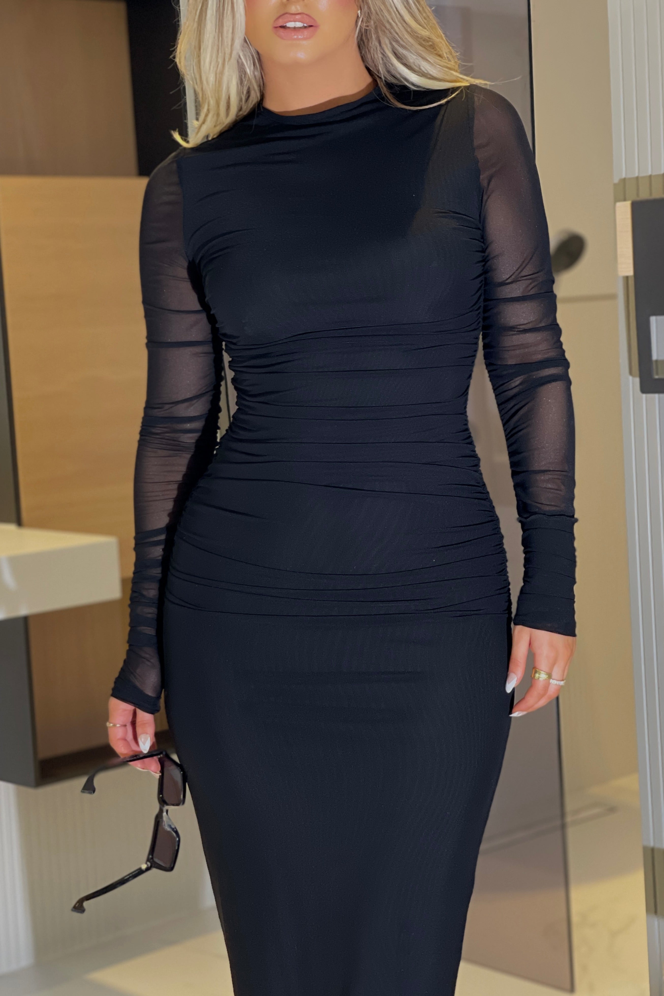 Aaliyah Black Dress