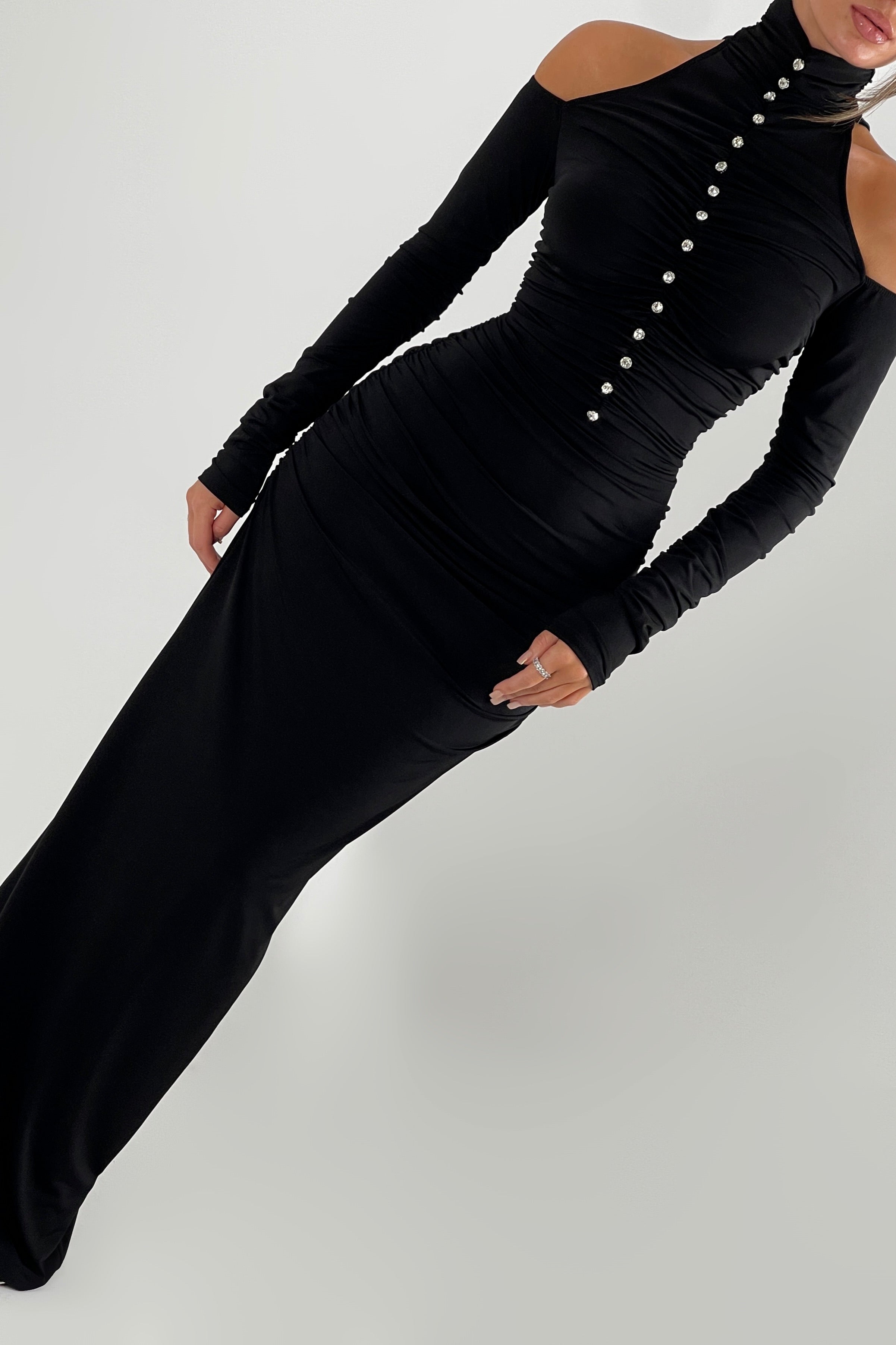 Evangeline Black Dress