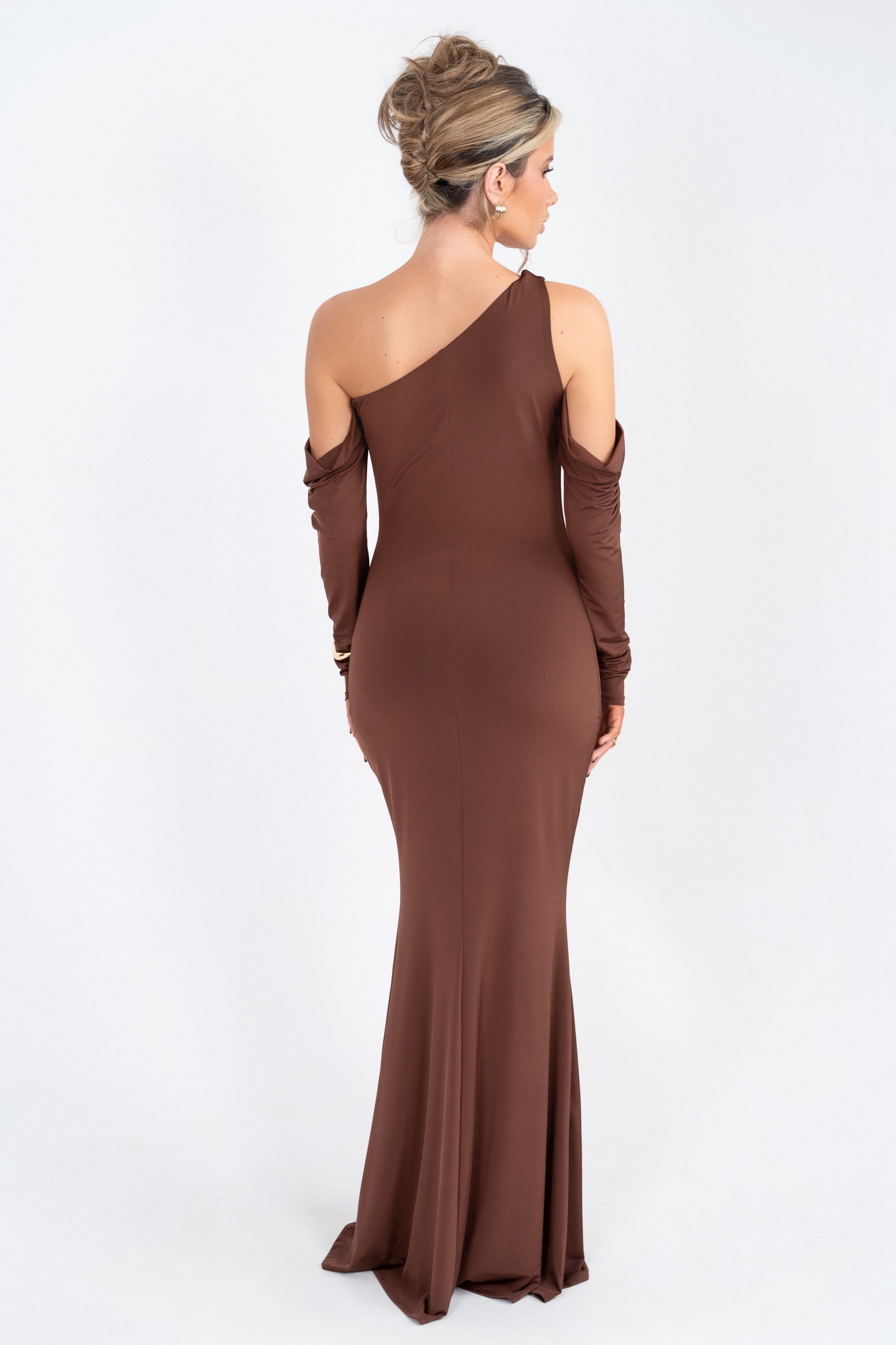 Brown Gown Dress