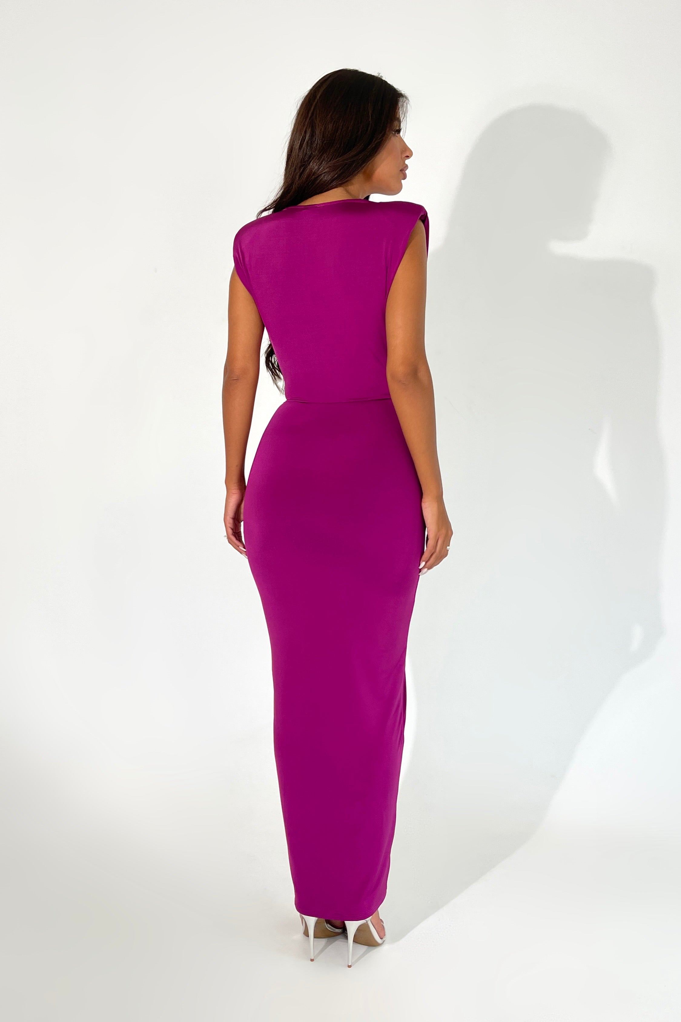 Lillian Magenta Dress