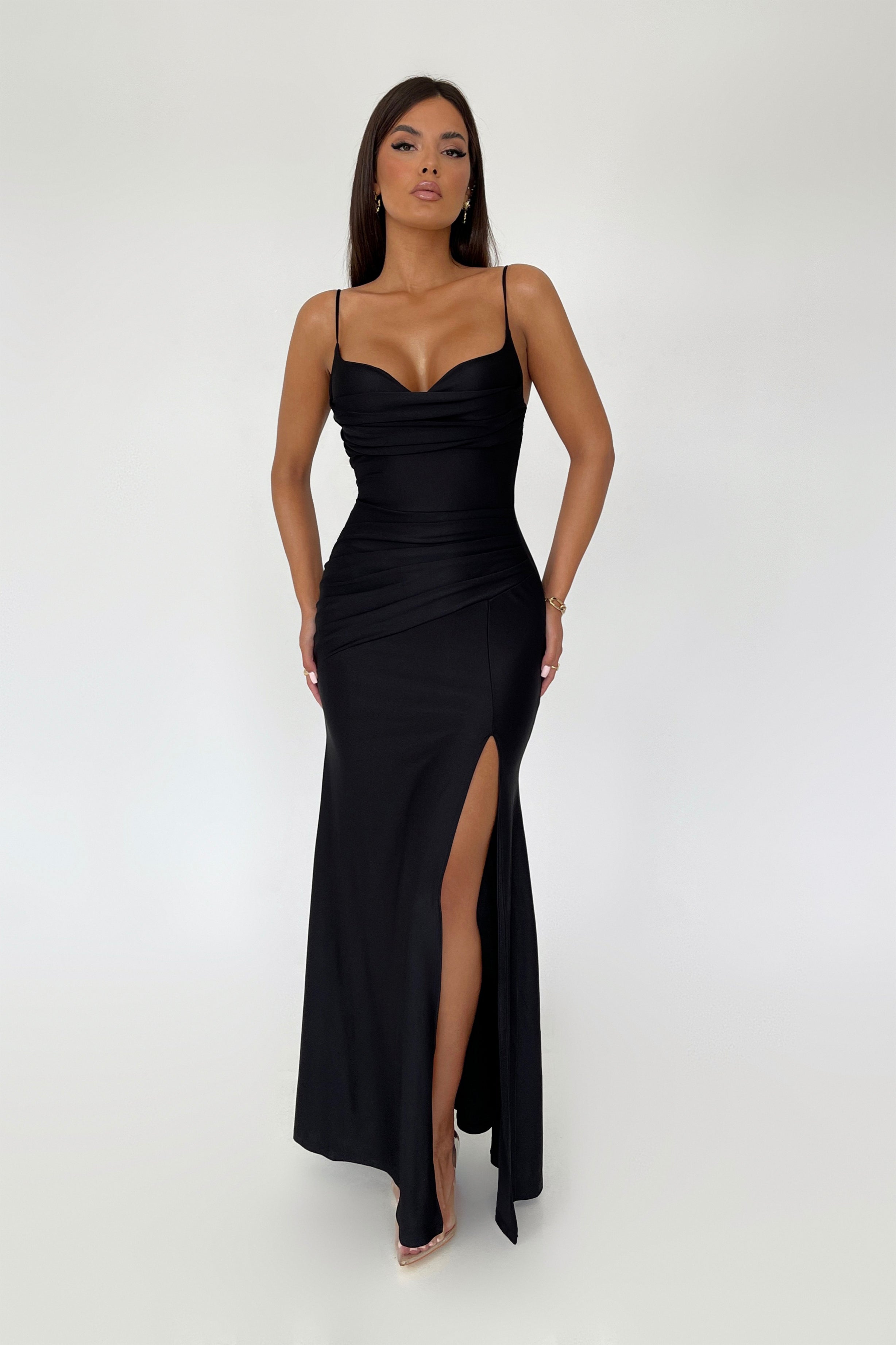 Loriane Black Dress
