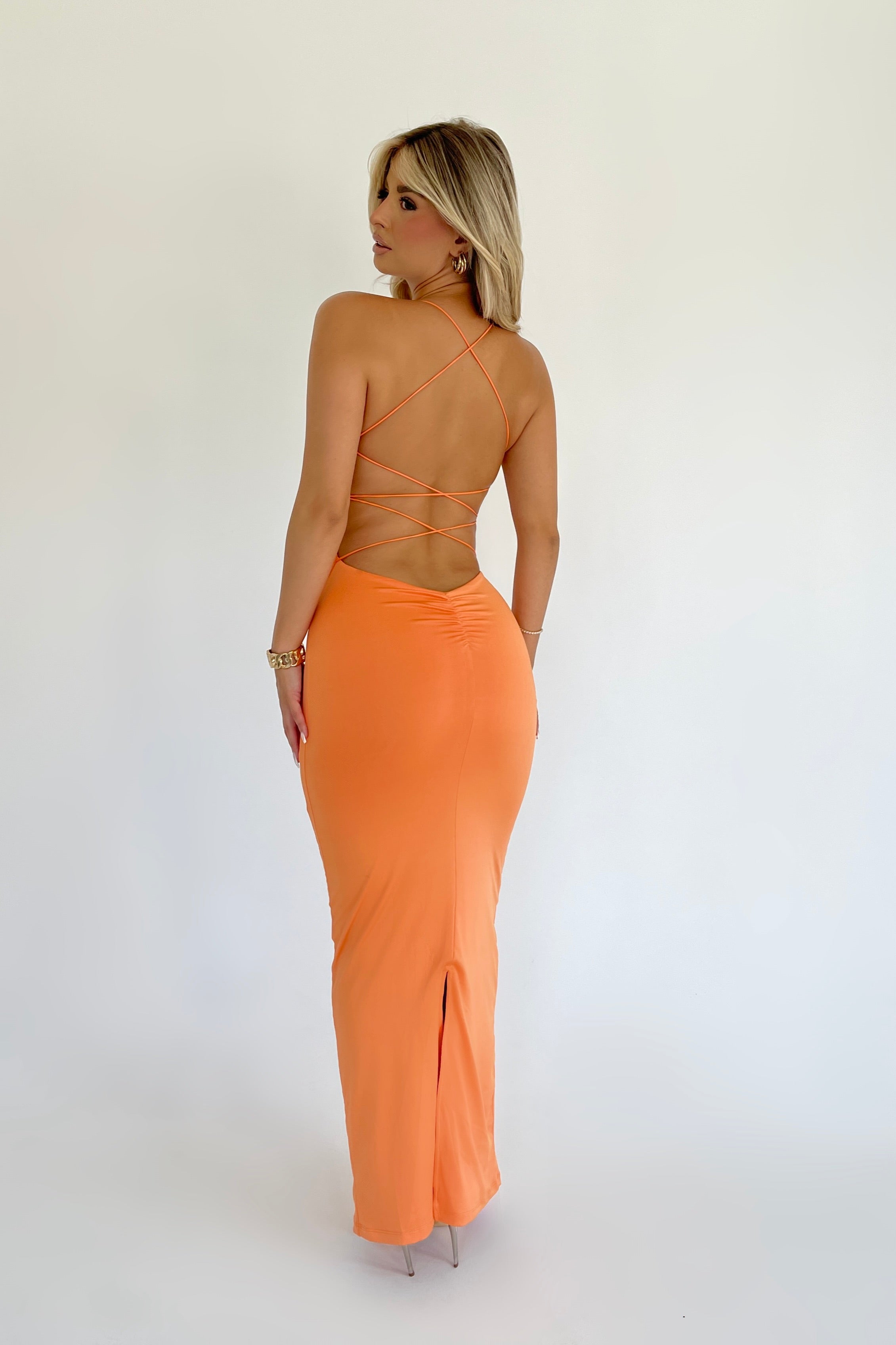 Sahara Tangerine Dress