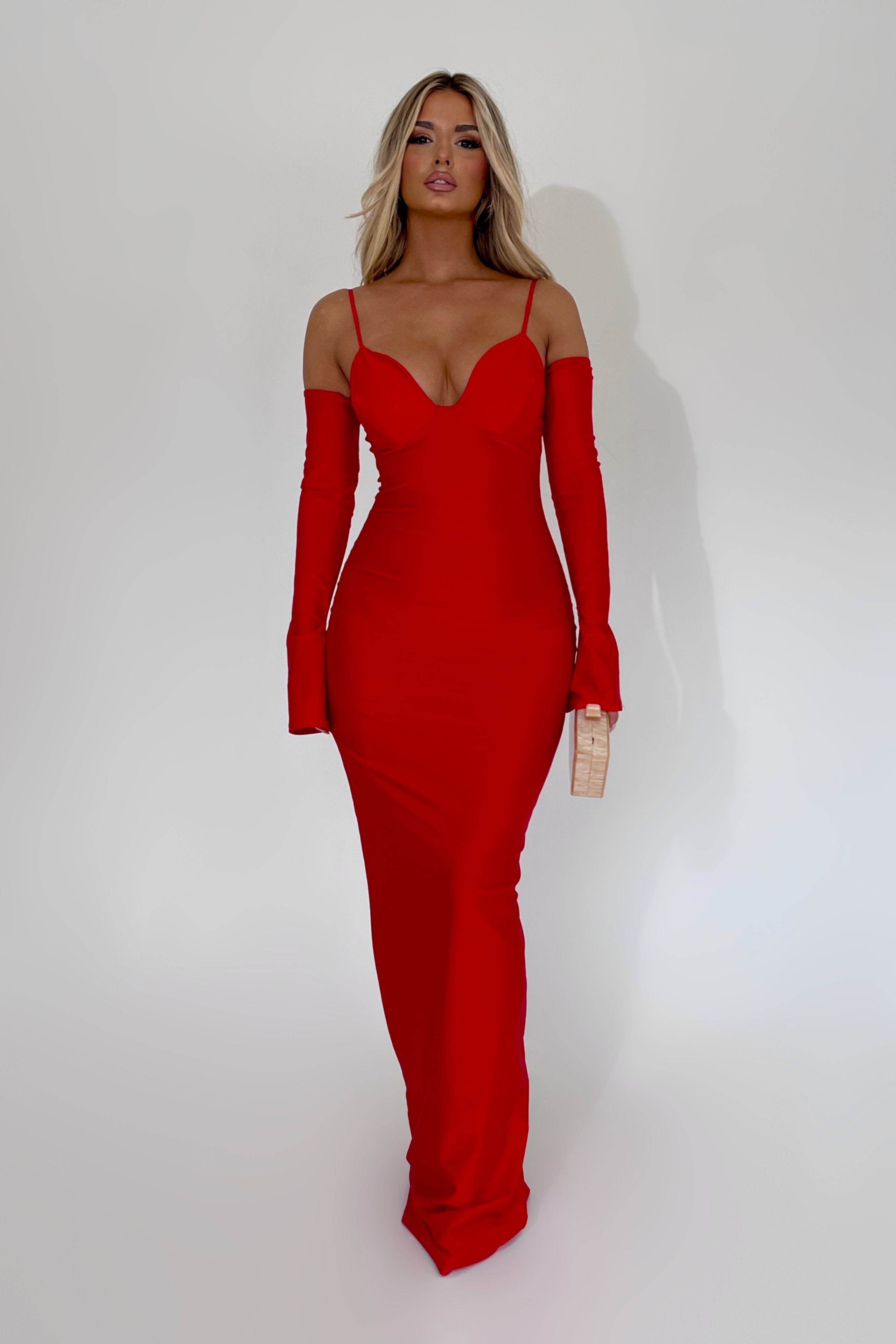 Sarah Hot Red Dress