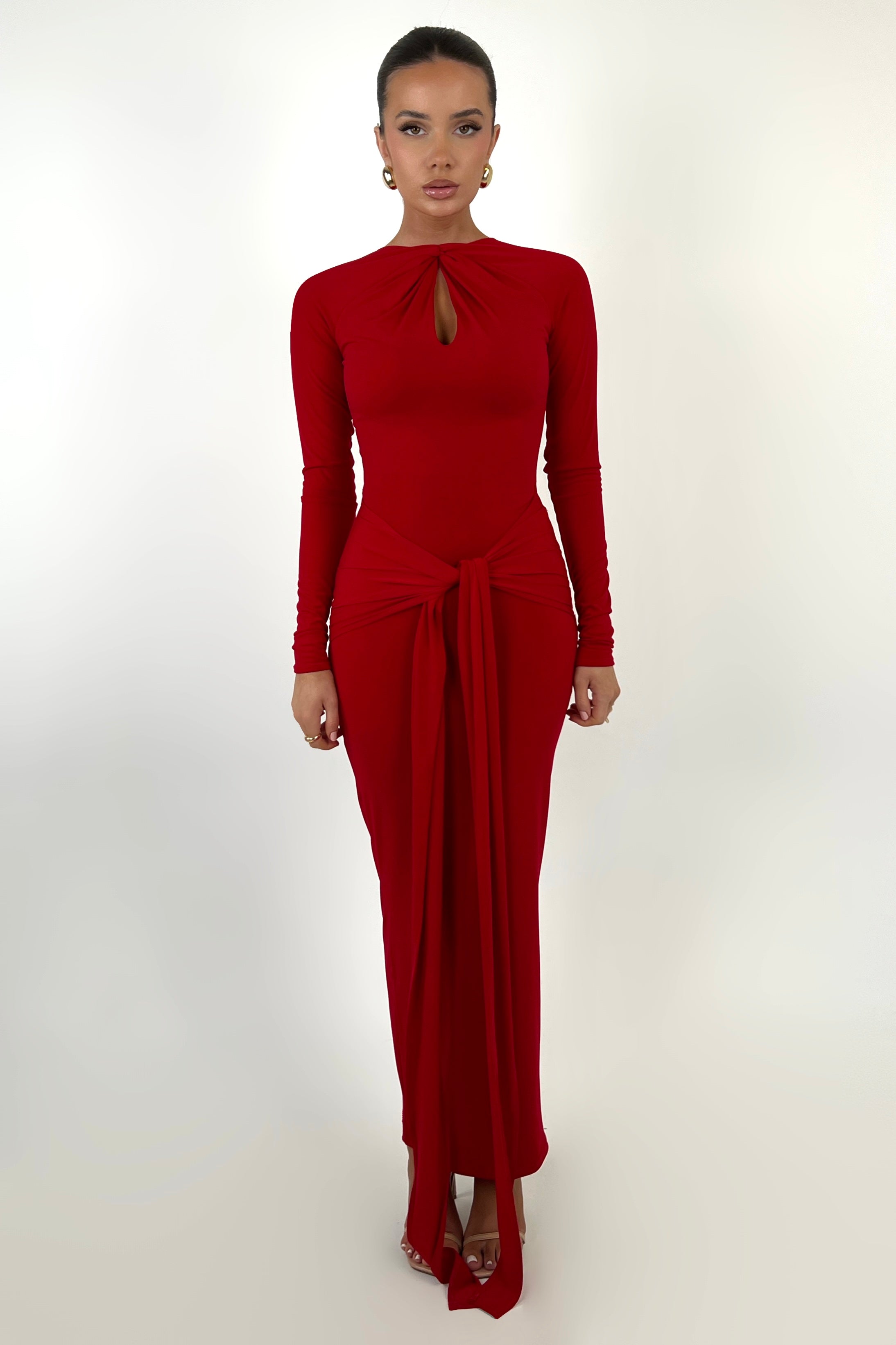 Seonie Red Dress