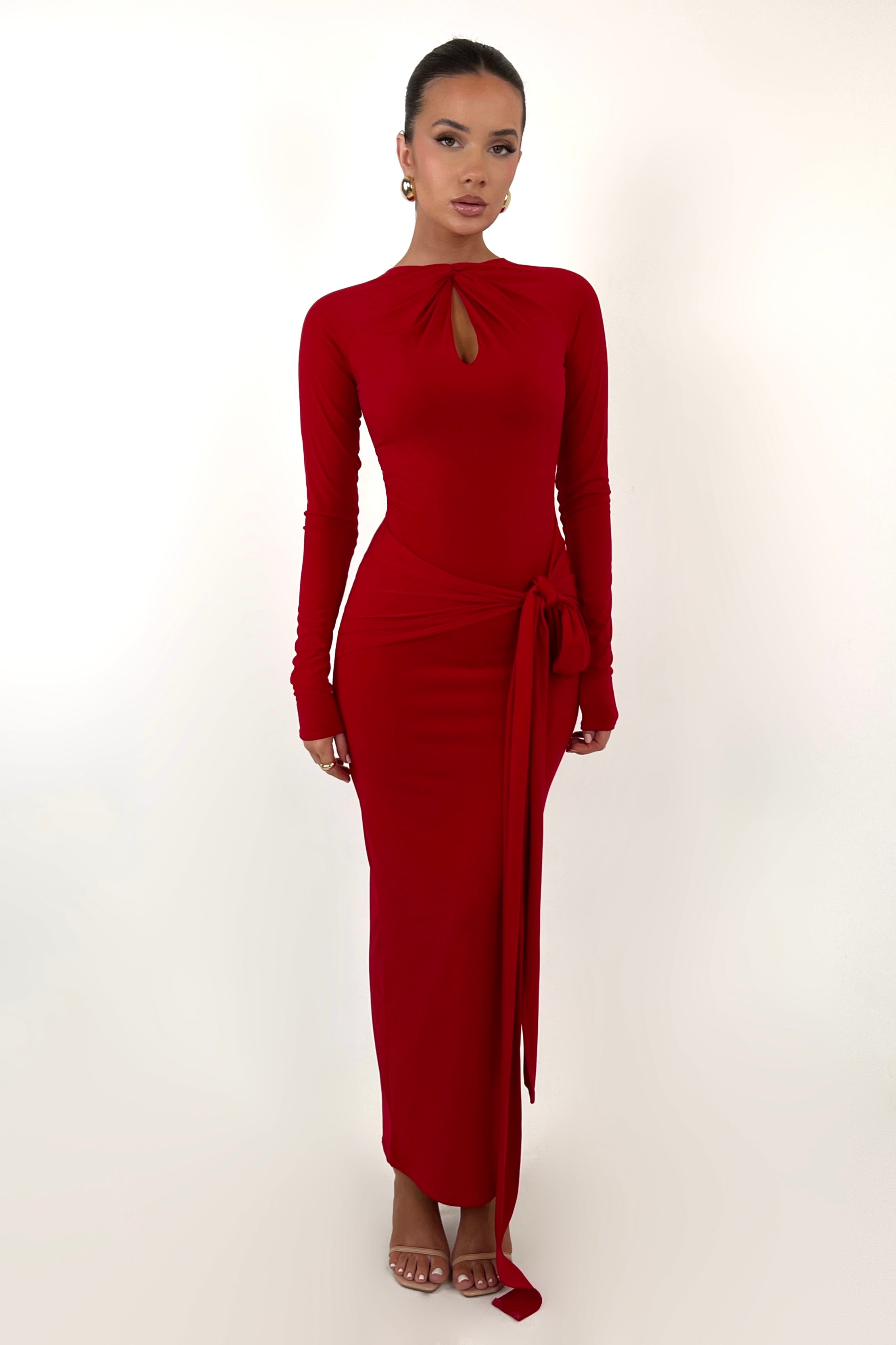 Seonie Red Dress