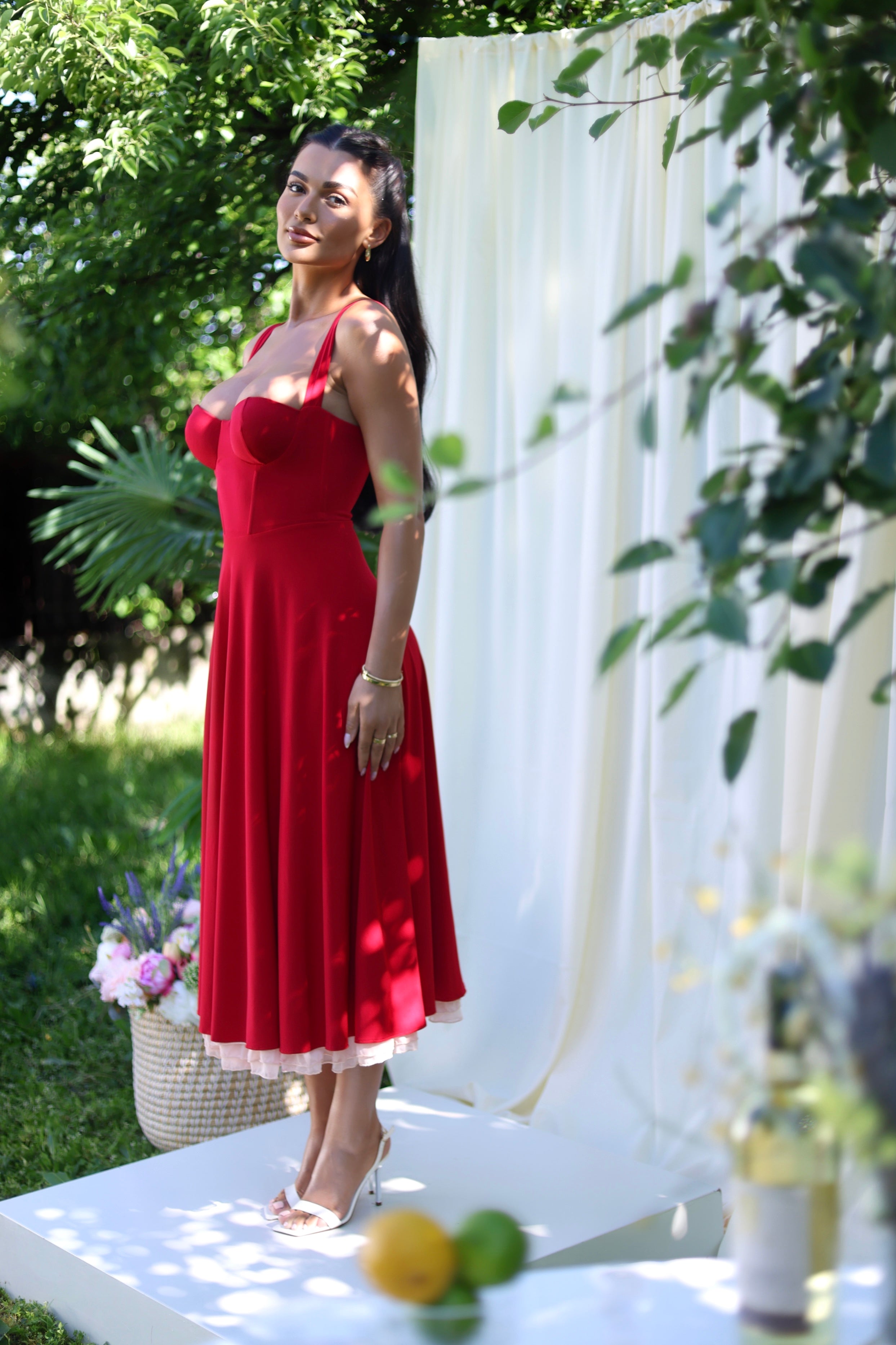 Sophie Red Dress