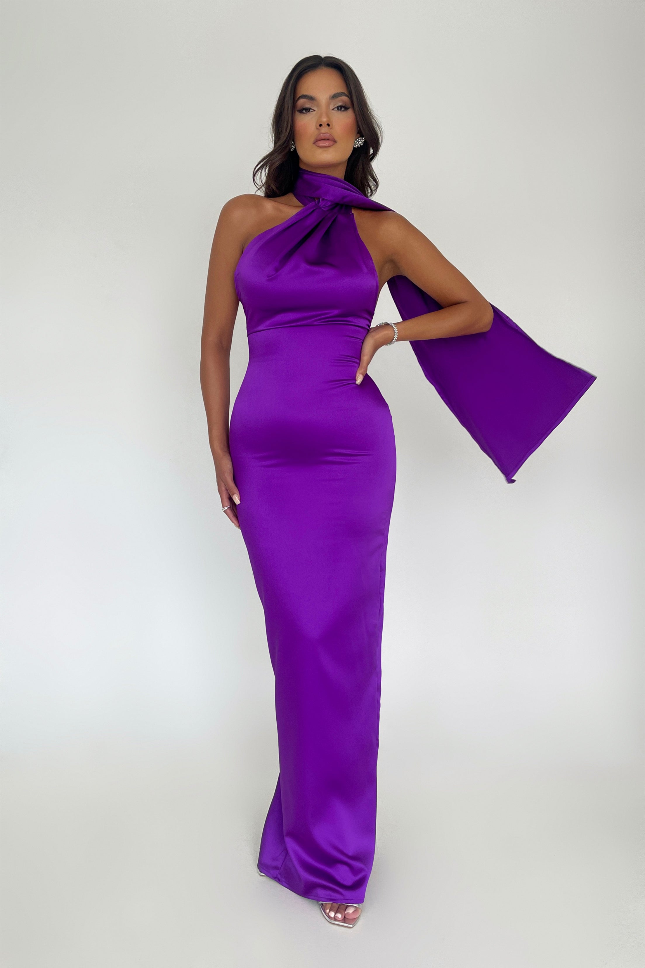 Zonia Purple Dress