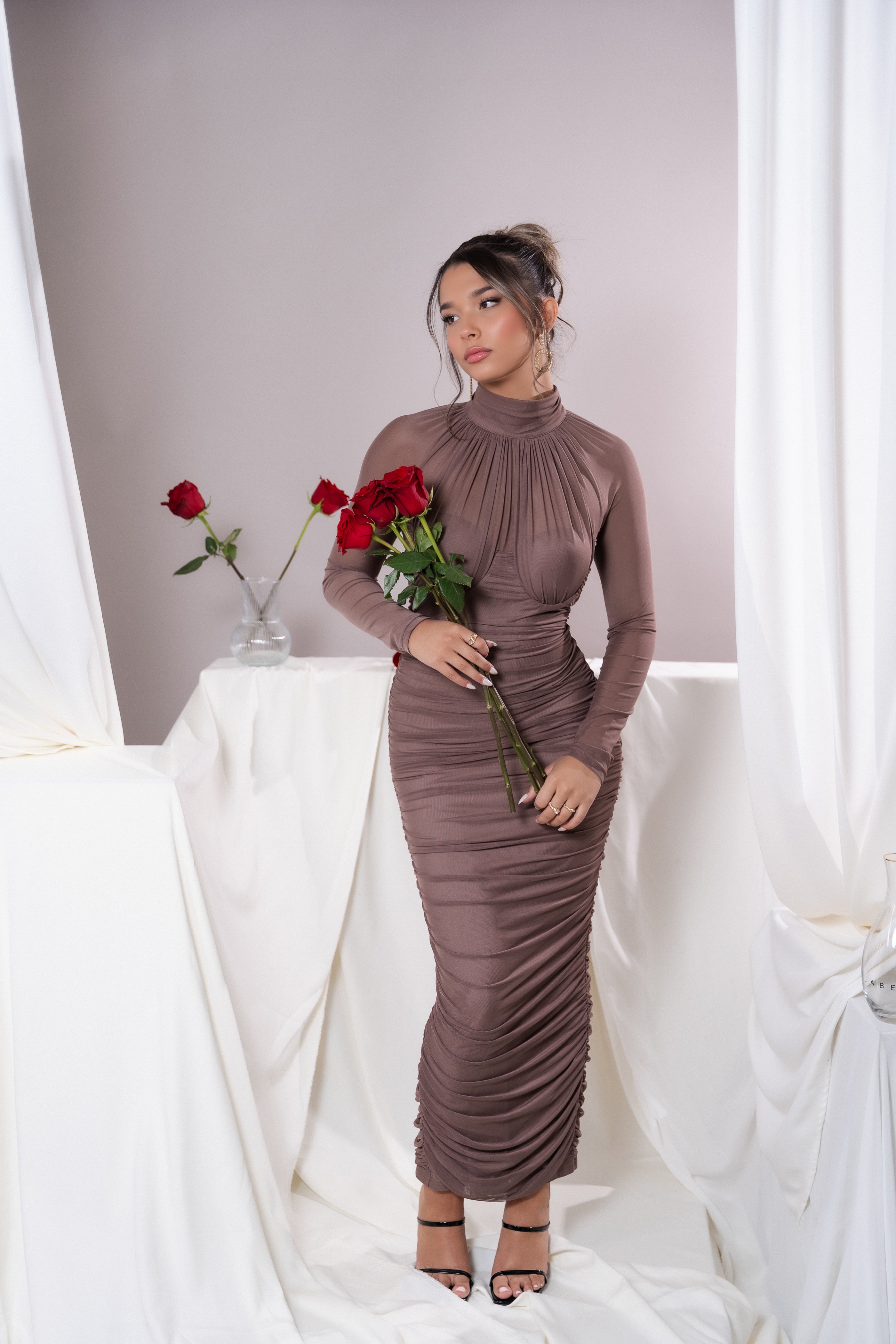 Noelani Mocha Dress