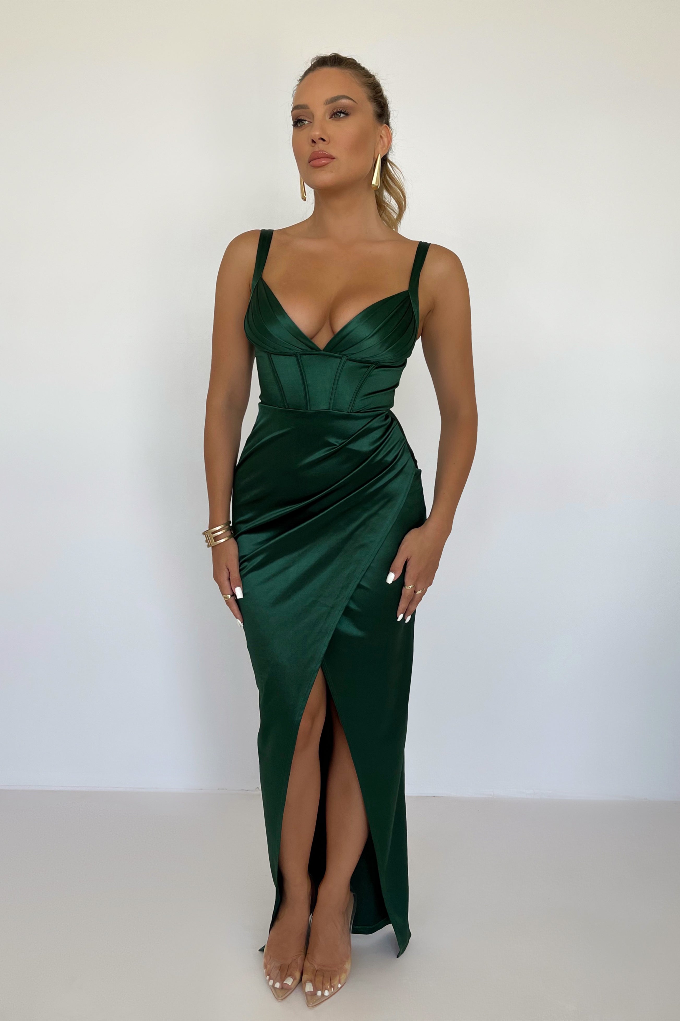 Liane Emerald Green Dress