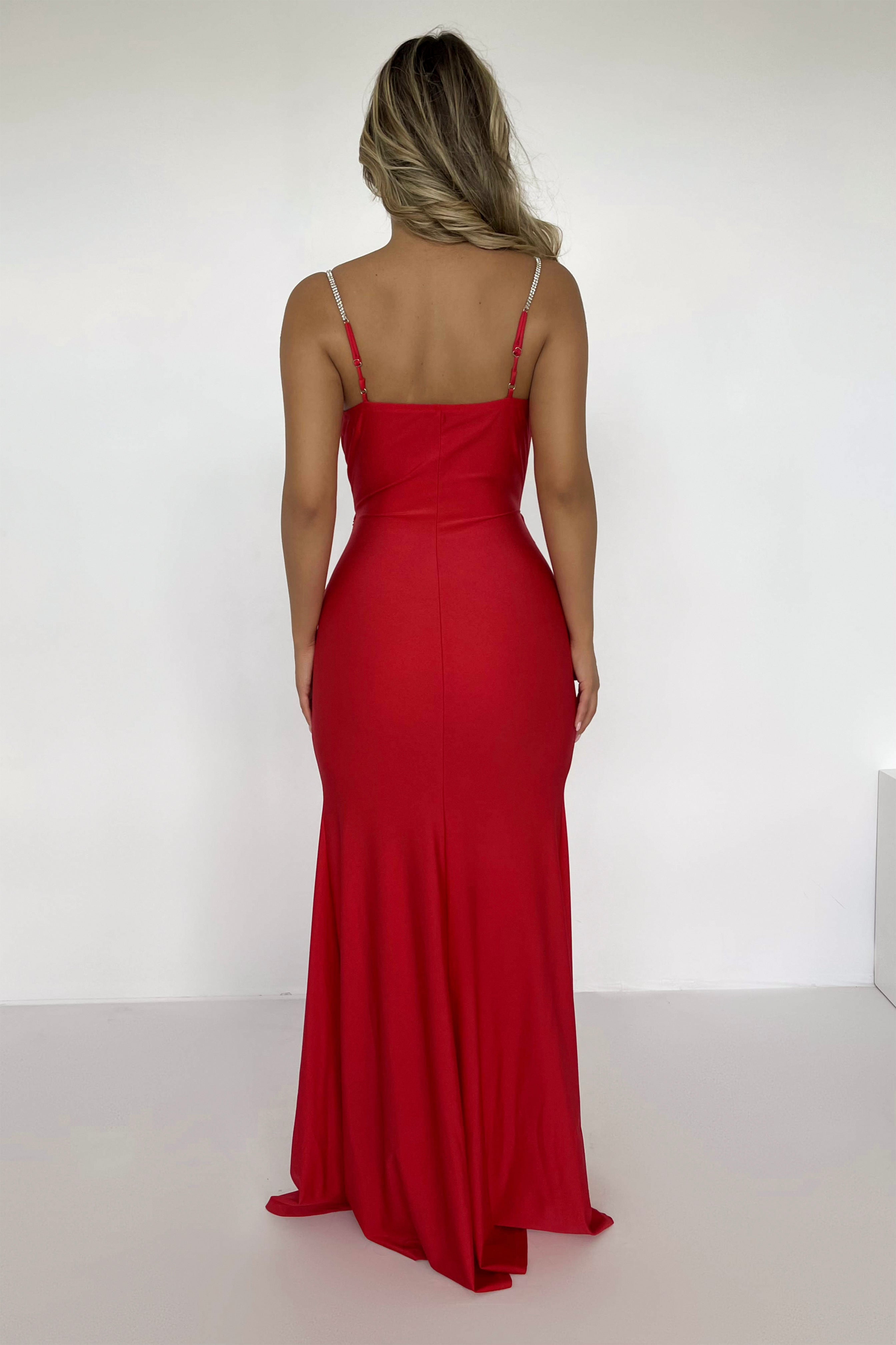 Garnet Red Dress