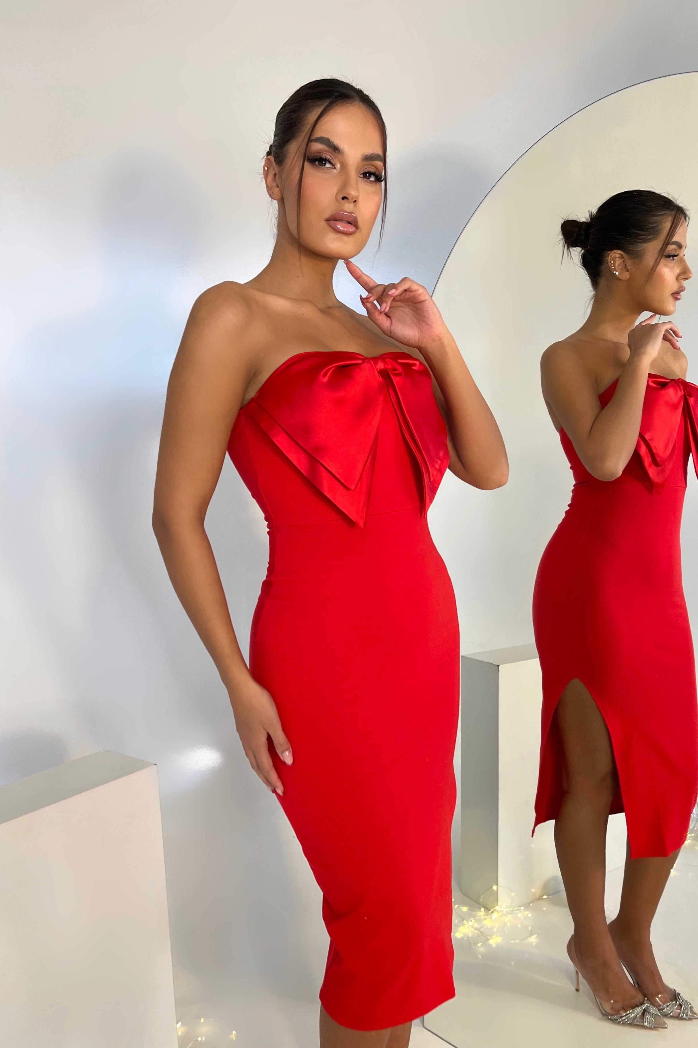 Leni Red Dress